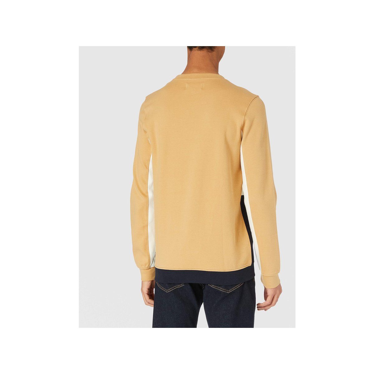 TOM TAILOR Sweatshirt beige regular (1-tlg)