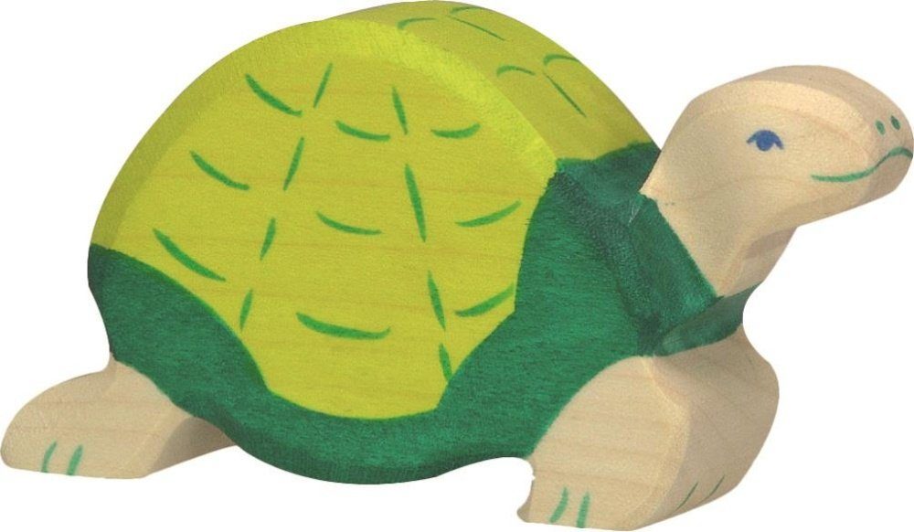 Holztiger Tierfigur HOLZTIGER Schildkröte aus Holz