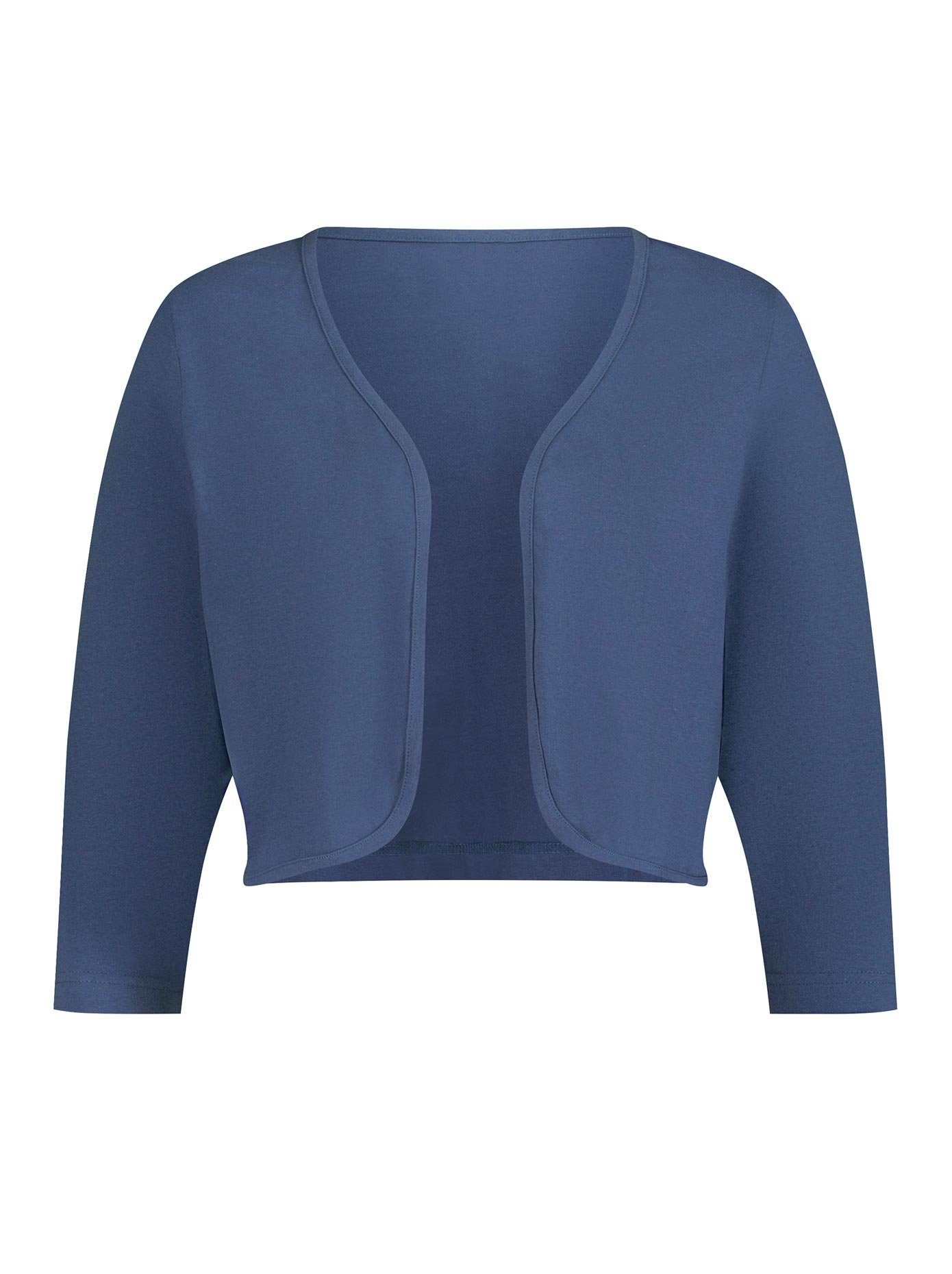Damen Shirts Classic Basics Shirtjacke Shirtbolero (1-tlg)