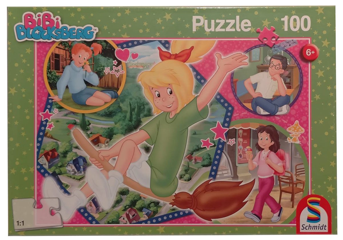 Schmidt Spiele Puzzle Schmidt 56399 Kinder-Puzzle - Bibi Blocksberg - Puzzle-Set, 100 Teile, 100 Puzzleteile