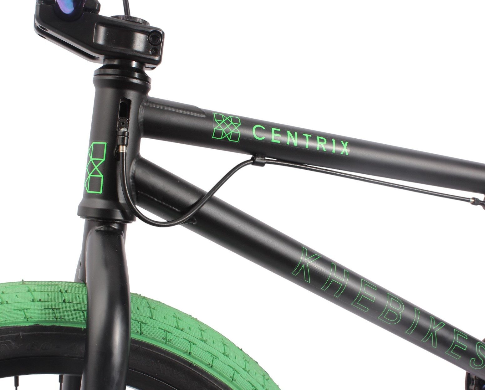 KHEbikes BMX bike KHE CENTRIX 20", 10.6 kg, HiTen frame, 360° rotor, Oil Slick parts, 1 gear