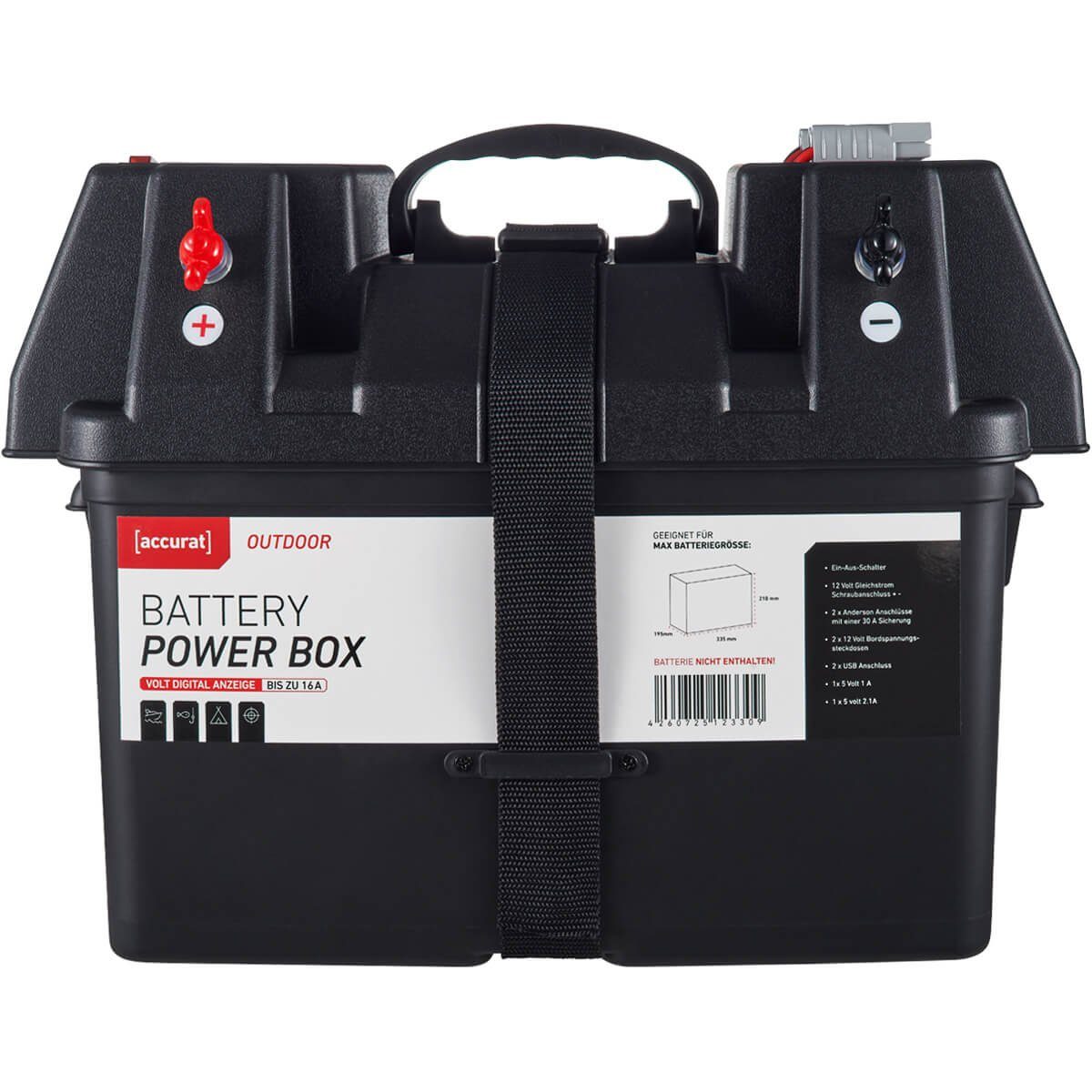 accurat Accurat Outdoor Battery Power Box 12V - Batteriebox Powerstation (12 V V)