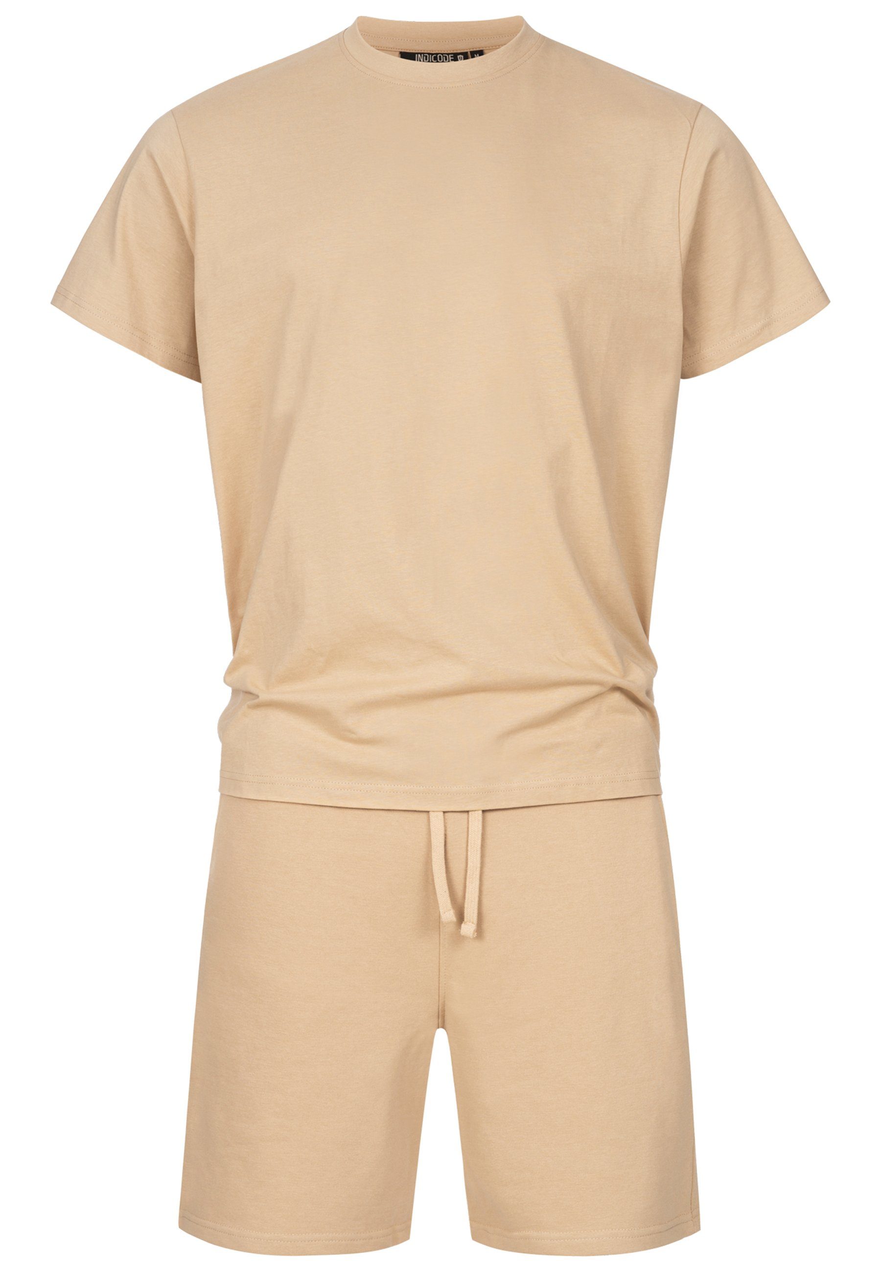 Indicode Sweatshorts Comfy Irish Cream