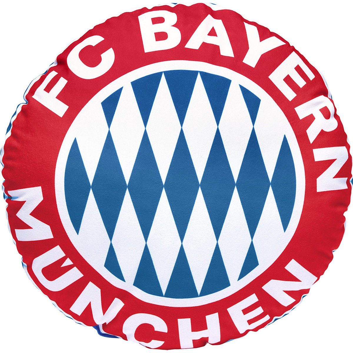 FC Bayern München Kissen Schmusekissen Rekordmeister Logo rund FCB plus Lesez 