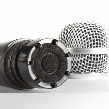 Fame Audio Mikrofon (MS 58 MKII Dynamisches Gesangsmikrofon, Handmikrofon mit Nierencharakteristik, 50Hz-14kHz Frequenzbereich, Inklusive Mikrofonklemme, Ideal für Live-Einsatz und Studioaufnahmen), MS 58 MKII, Dynamisches Gesangsmikrofon, Handmikrofon
