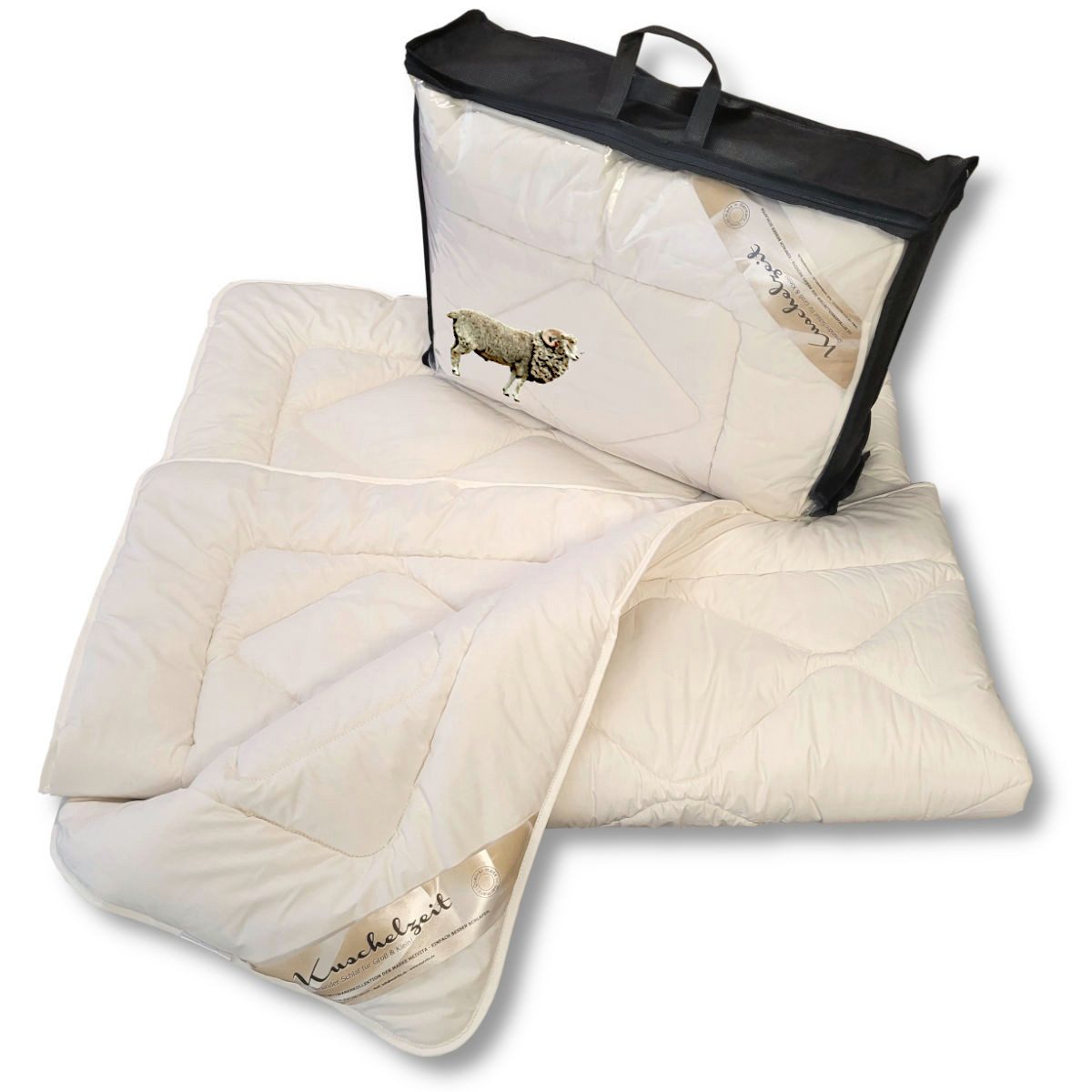 Meivita Naturhaarbettdecke Merino Schafschurwolle Ganzjahresdecke, Füllung: günstig online kaufen