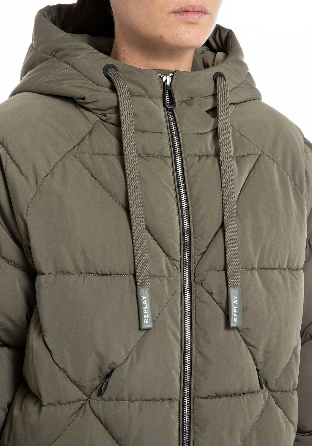 Winterjacke army green Replay