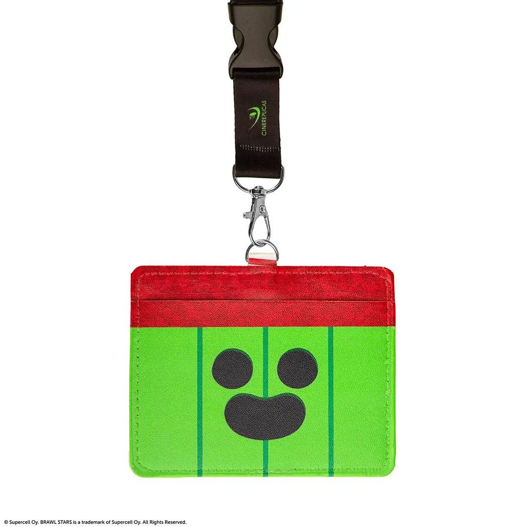 Cinereplicas Schlüsselanhänger Brawl Stars Spike Lanyard mit Kartenhalter