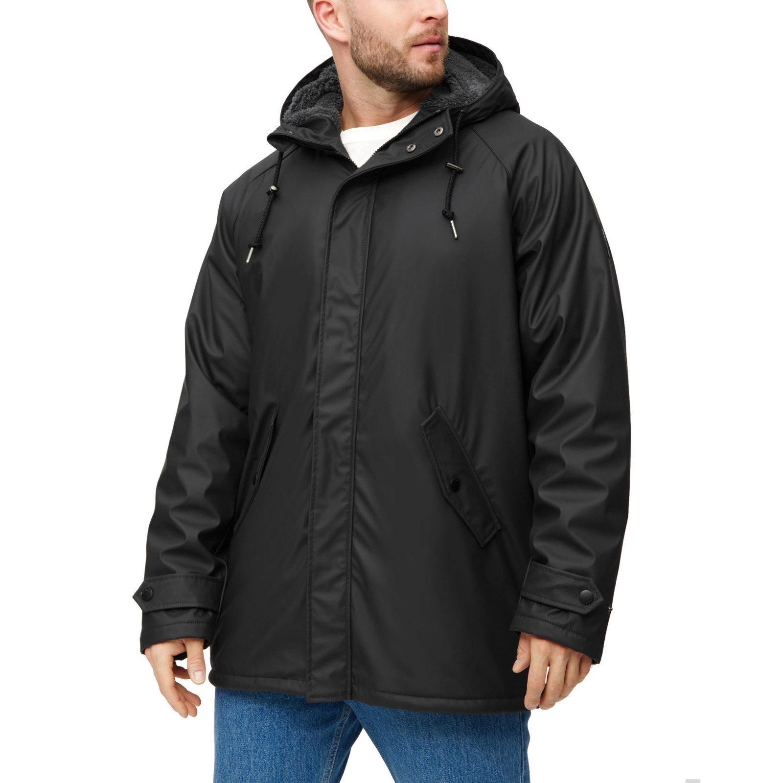 Derbe Outdoorjacke Trekholm_AS mit weichem Teddy-Innenfutter