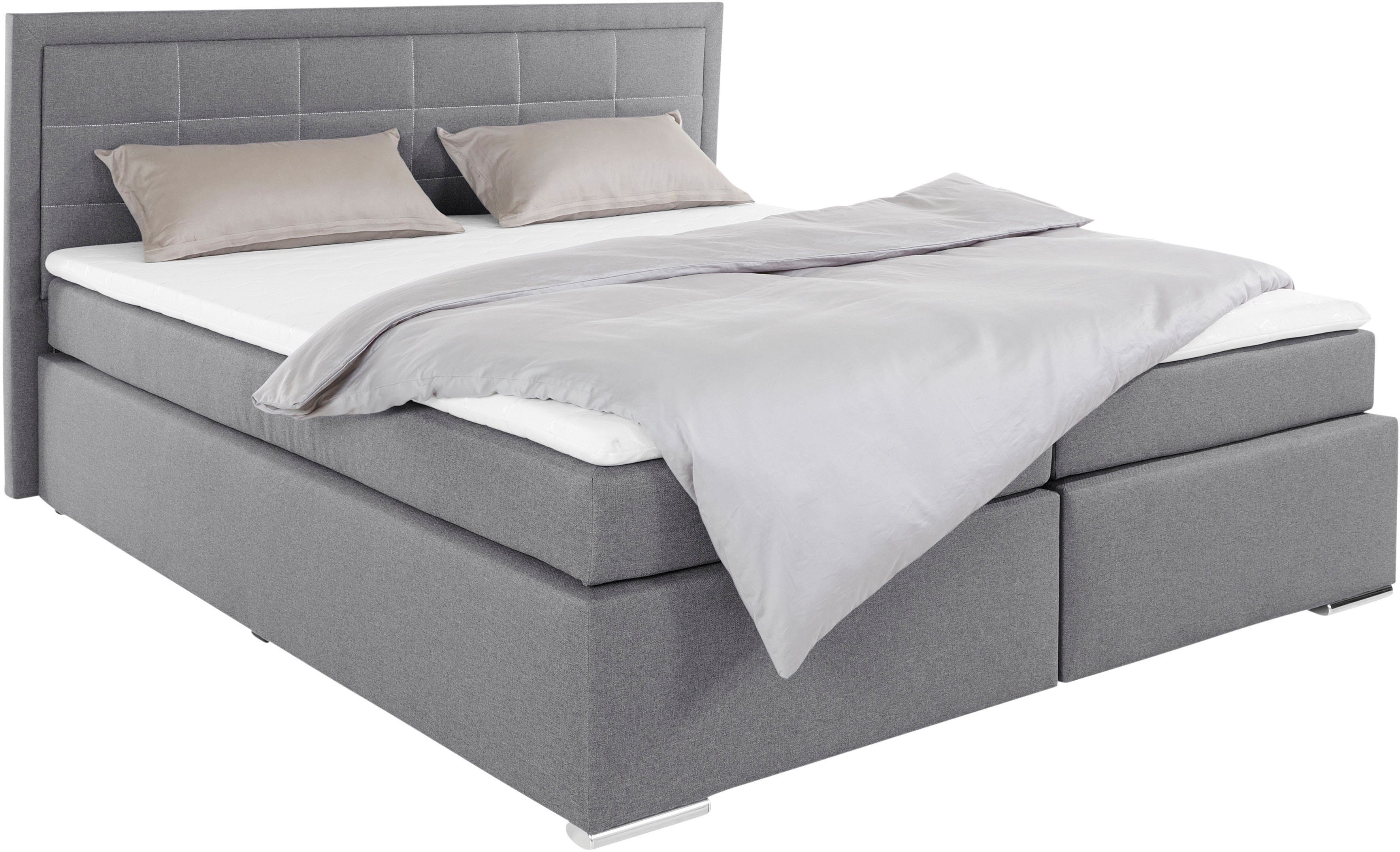 COLLECTION AB Boxbett "Athena" wahlweise mit Bettkasten, inkl. Topper bei Ausführung mit Matratze, in Härtegraden H2, H3, H4