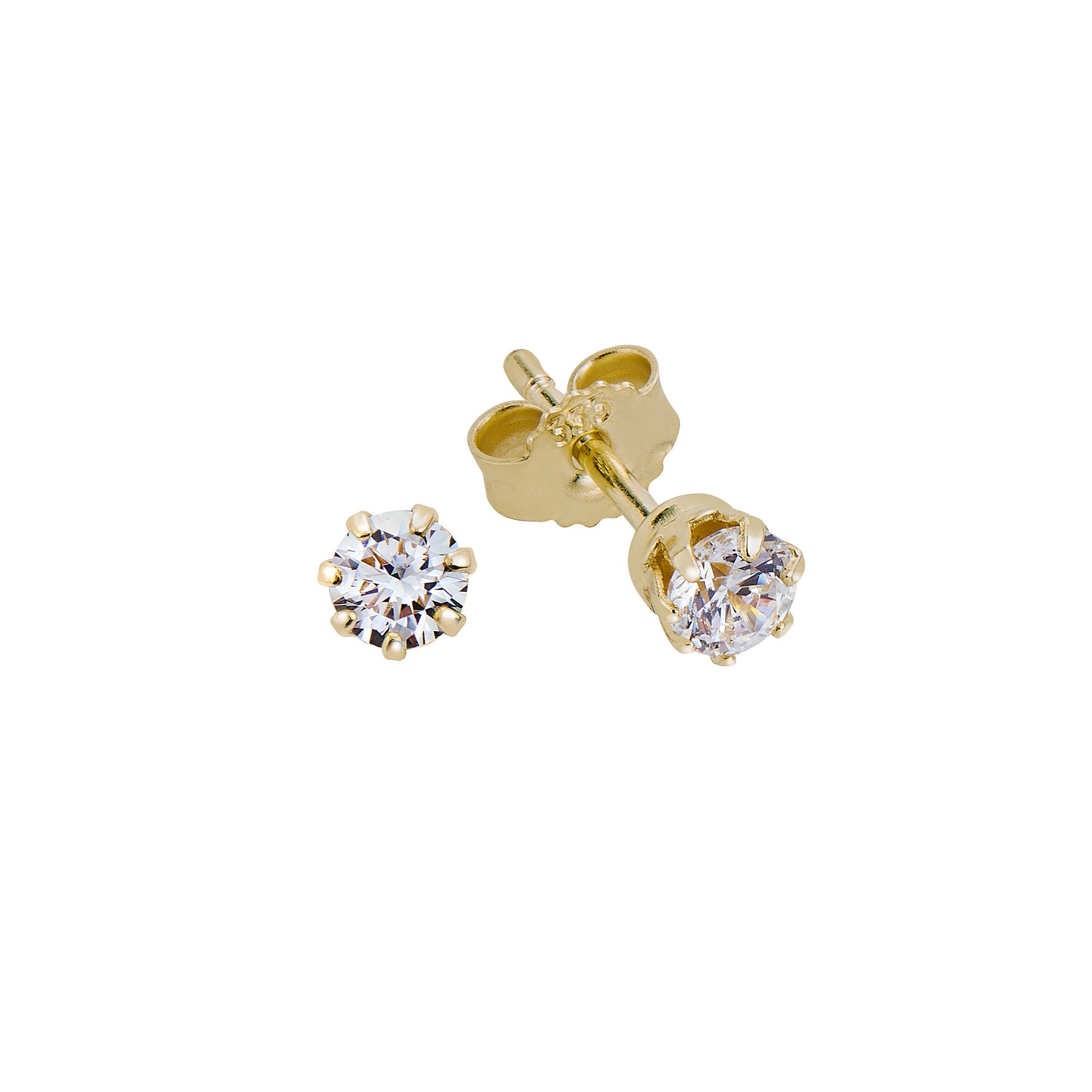 Vivance Paar Ohrstecker 333 Gold 3,5mm günstig online kaufen