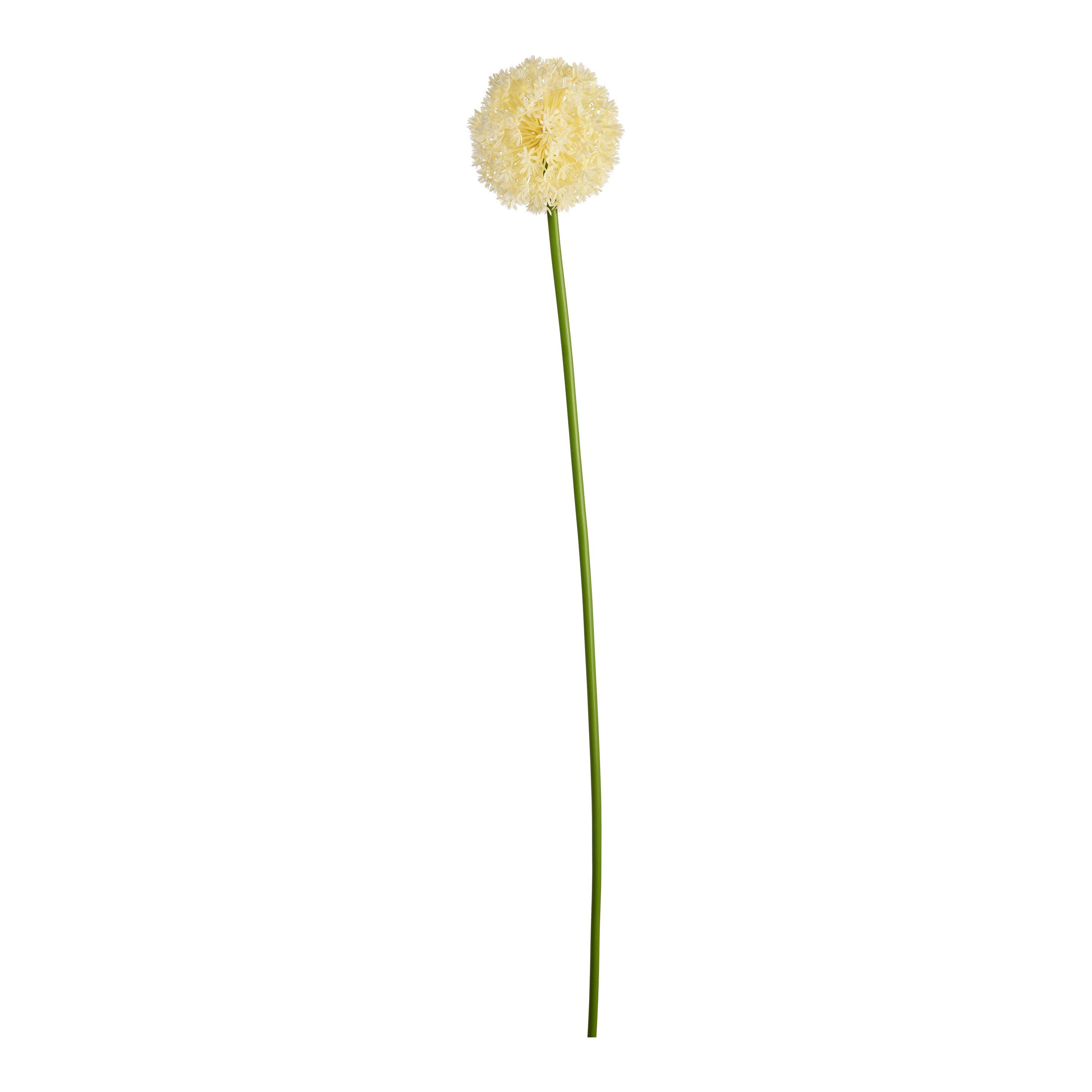 Weiß Allium, Polyethylen, Zentimeter aus 90 Kunst-Stielblume L Depot, Kunstblume Draht,