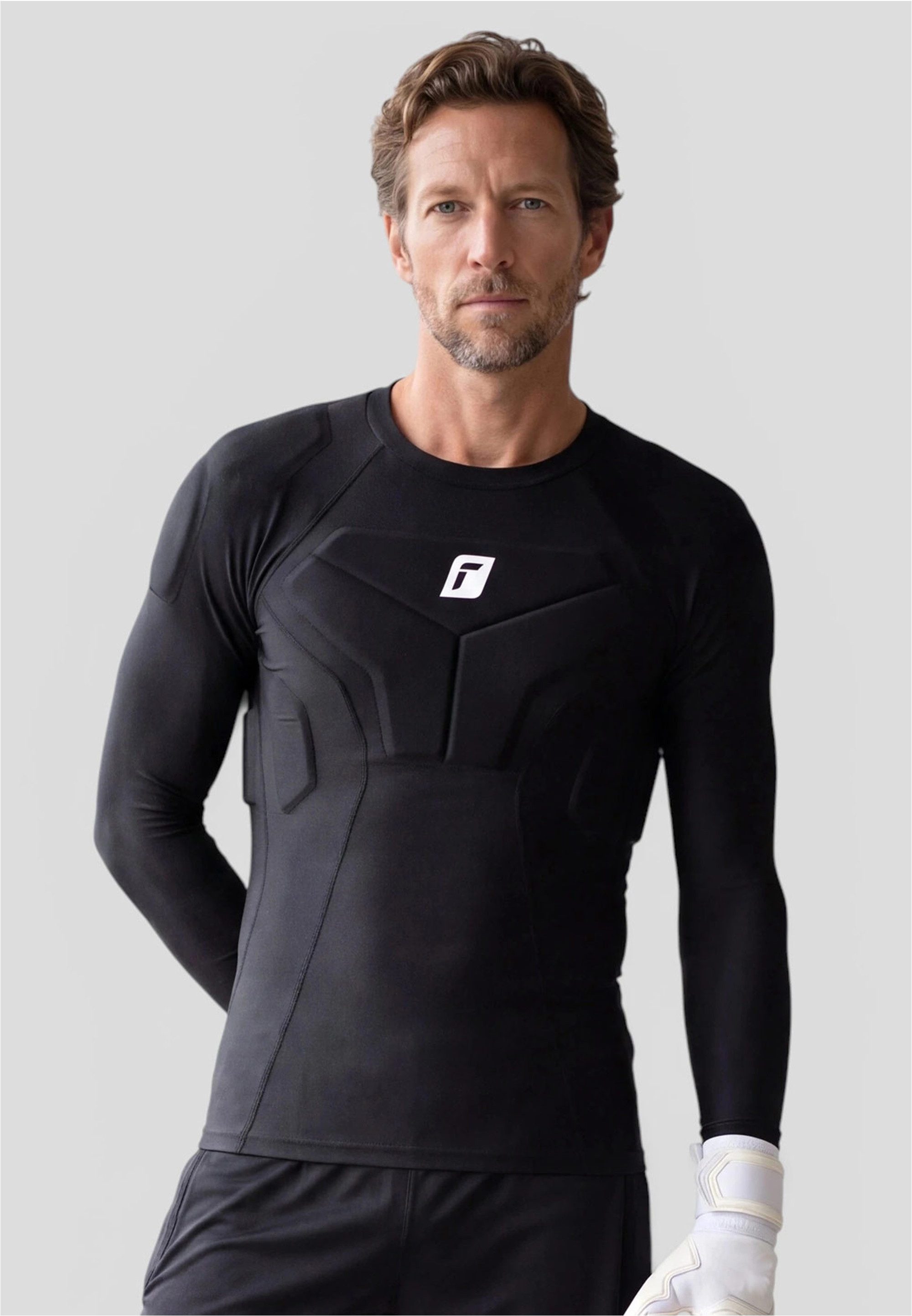 Reusch Funktionsshirt Compression Shirt Padded (1-tlg) mit gepolsterten Einsätzen