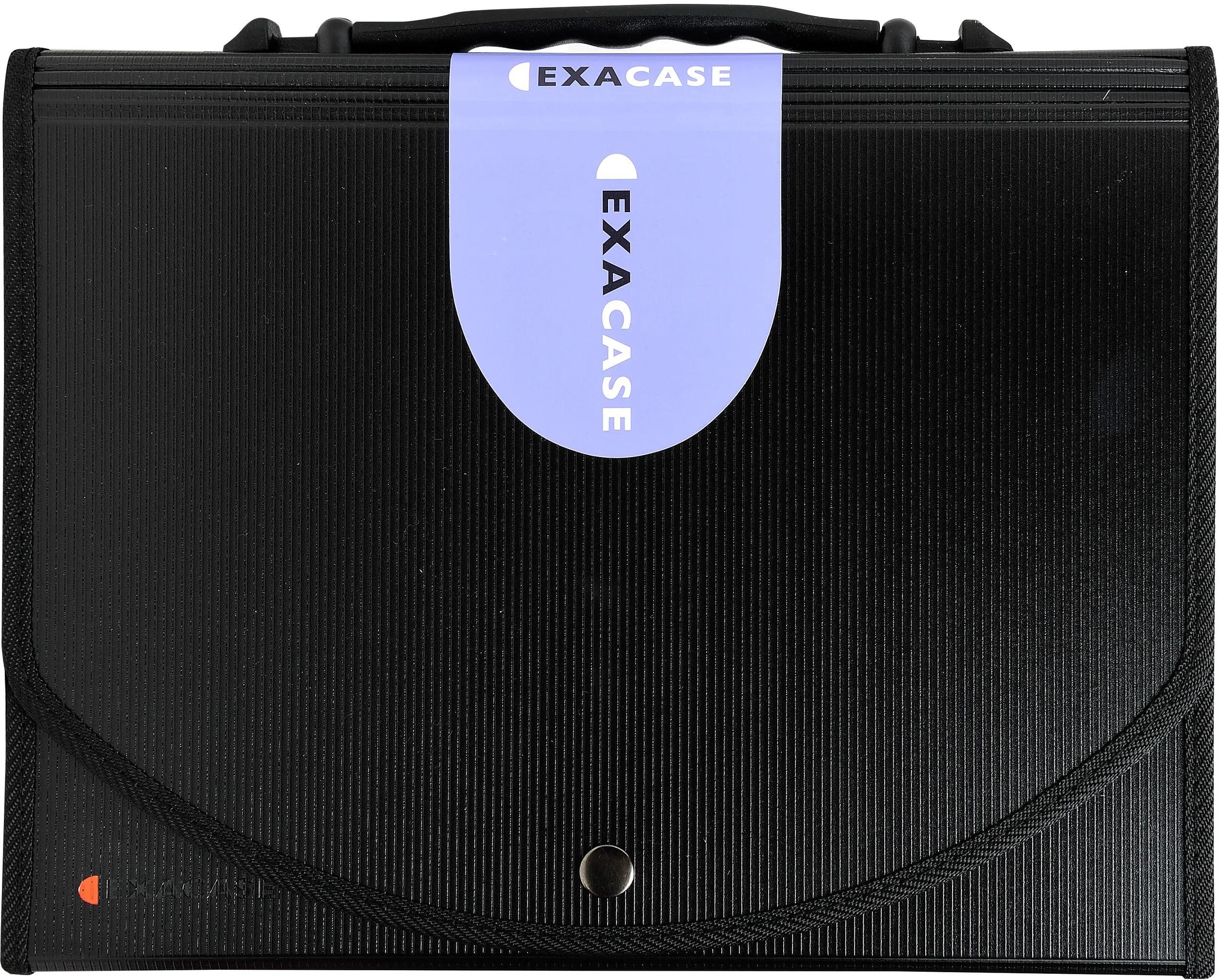 Organisationsmappe 5x Fächermappe Exacase Exactive - 13 Fächer. - Schwarz - 55934E