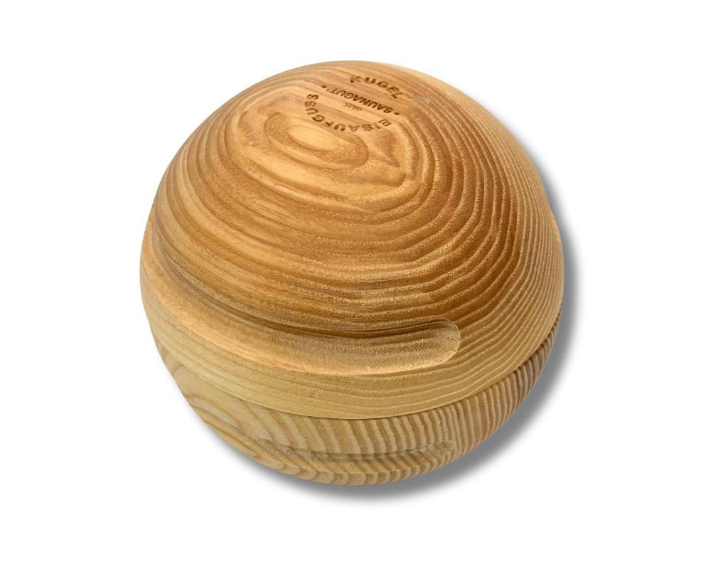 Saunagut Sauna-Aufgussset Eisaufguss-Kugel aus Eschenholz günstig online kaufen