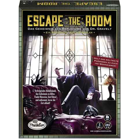 Thinkfun® Spiel, Escape the Room - Das Geheimnis des Refugiums von Dr. Gravely