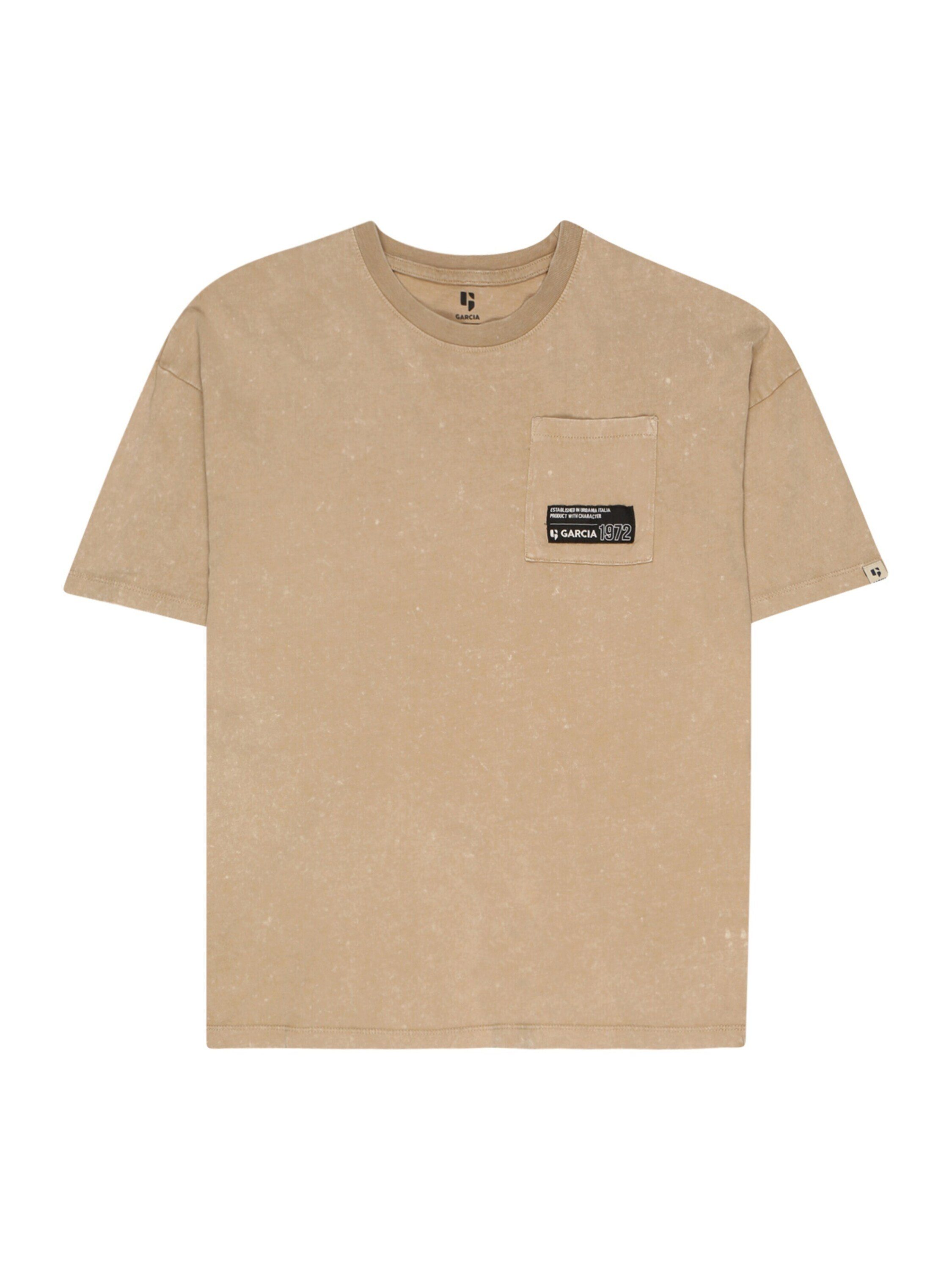 GARCIA JEANS Garcia T-Shirt (1-tlg) Plain/ohne Details sandcastle