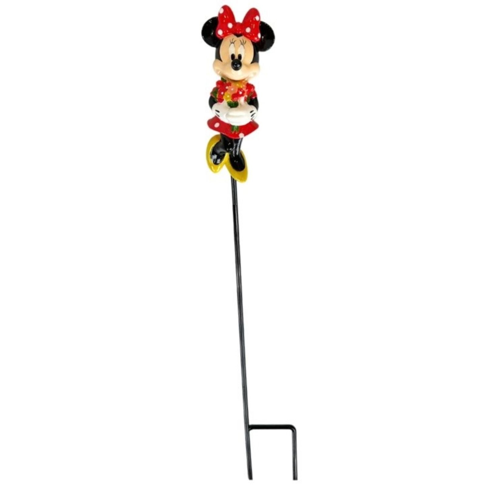 Disney Gartenstecker Minnie Mouse In und Outdoor 37x8x5cm Gartendeko Blumenstecker