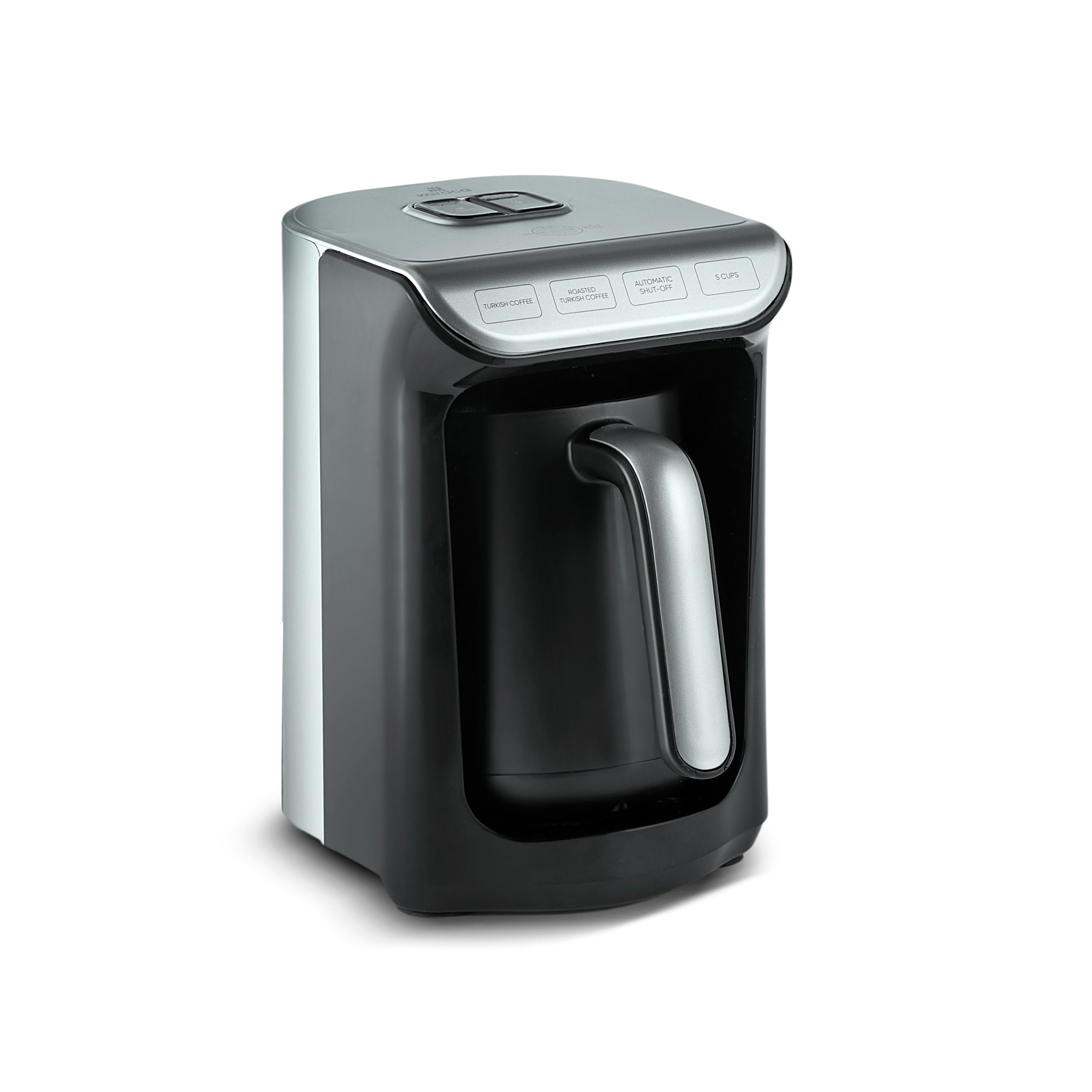 Karaca Espressomaschine Hatır Köz Türkische Kaffeemaschine, Beige 5 Tassen