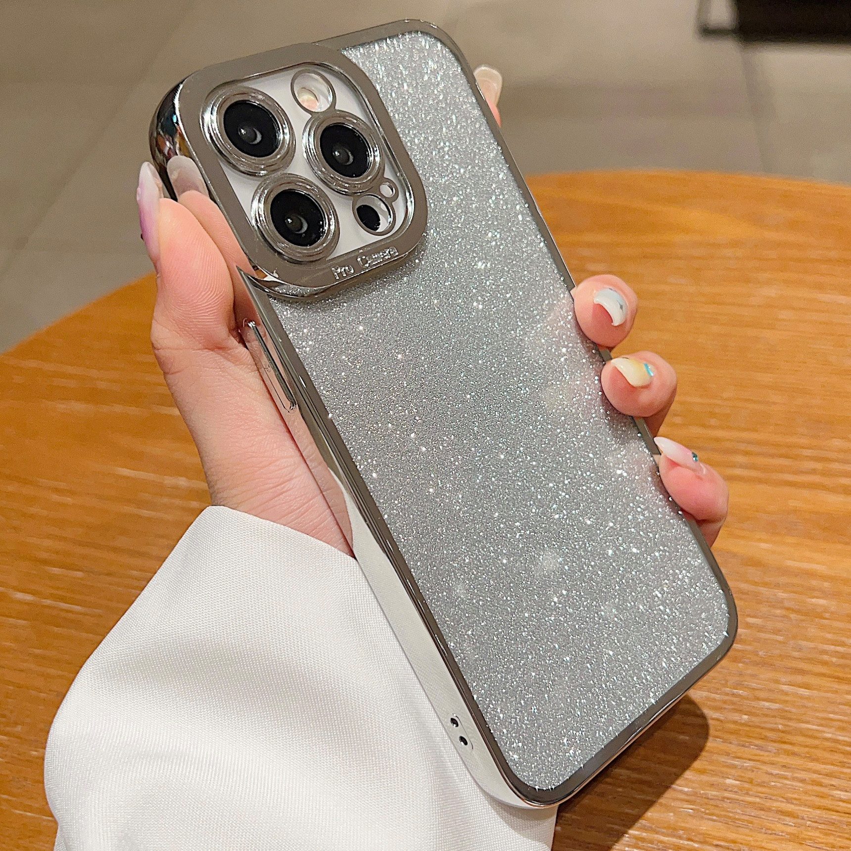 trends for living Handyhülle Handy Hülle für iPhone 12 Pro Plus Max Mini Glitzer Cover Case