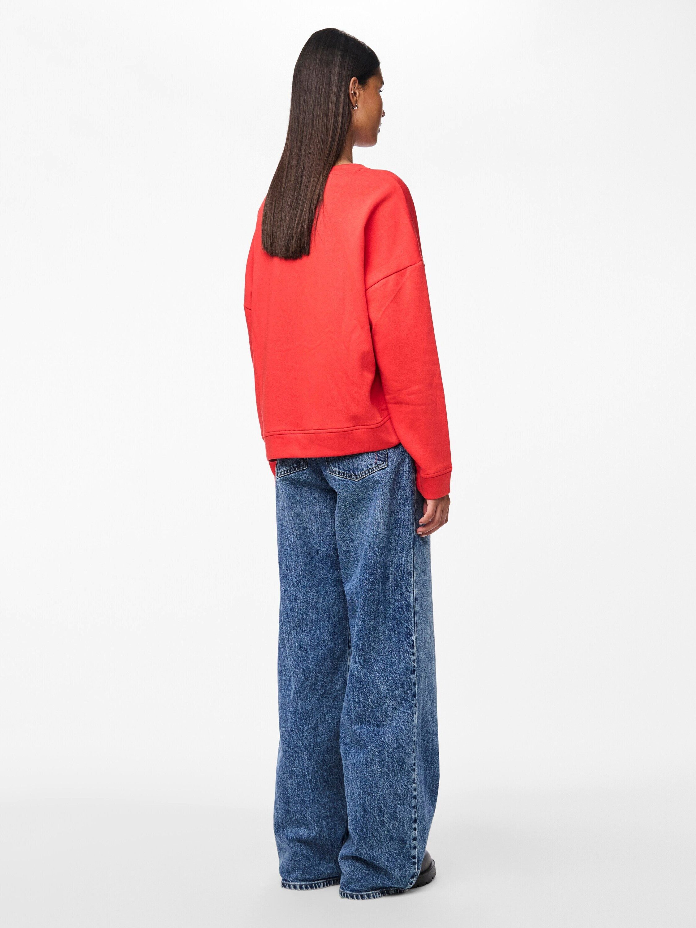 pieces Sweatshirt PCChilli (1-tlg) Plain/ohne Details