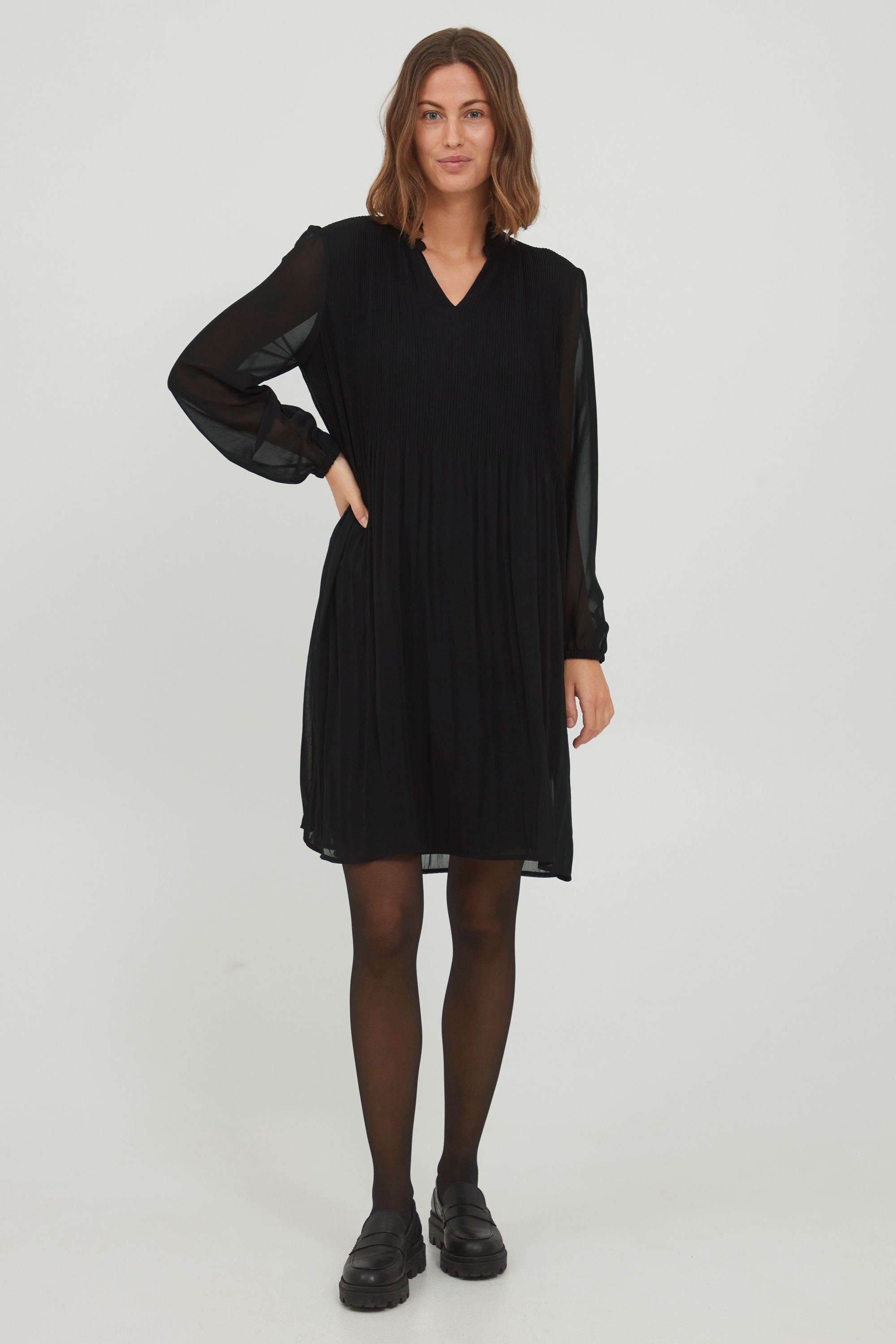 fransa Blusenkleid Fransa FRDAJAPLISSE 2 20609988 Black - Dress