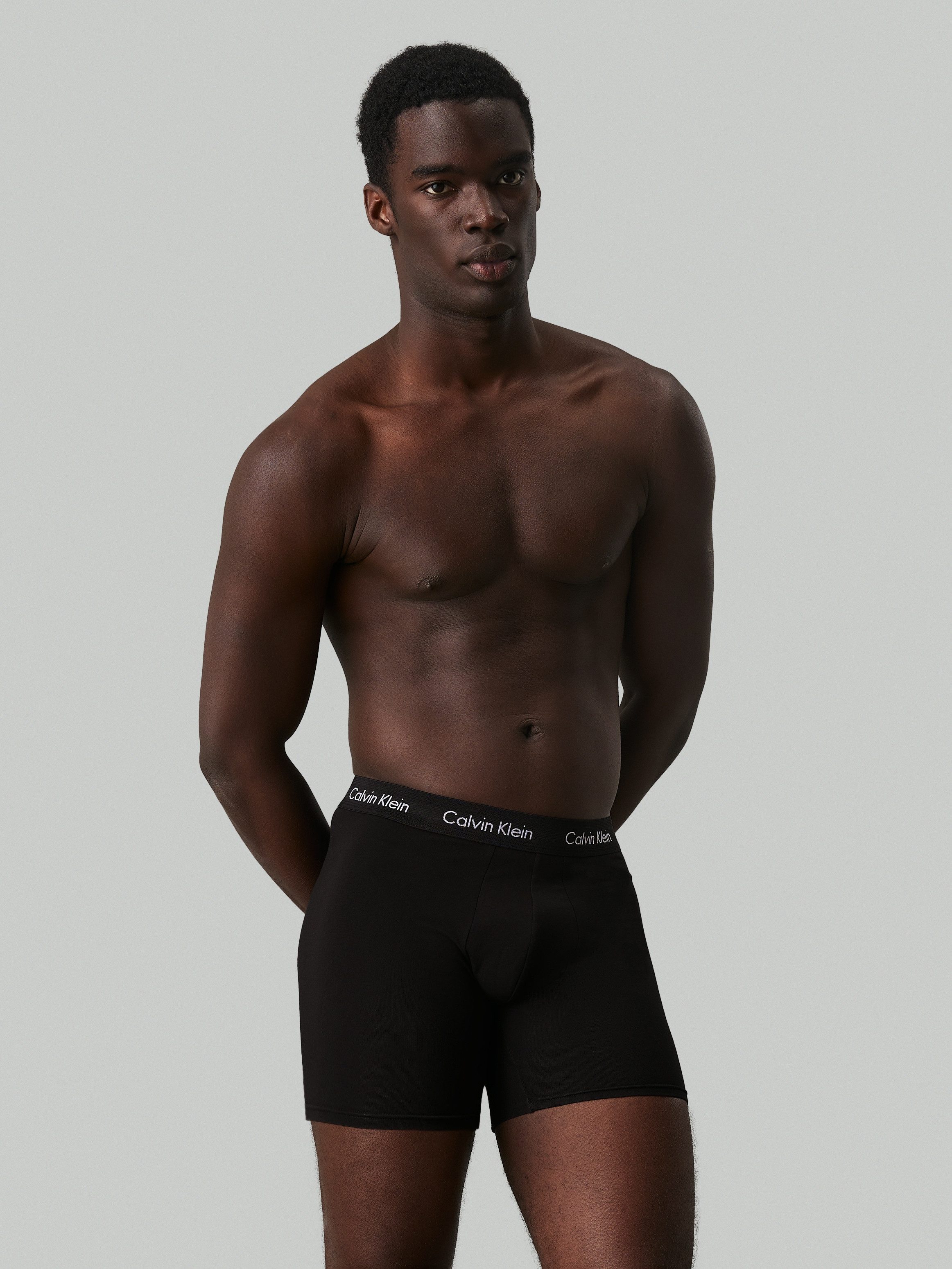 Calvin Klein Underwear Boxer Boxer Brief 7PK (Packung, 7-St., 7er-Pack) mittlehoher Bund, langes Bein