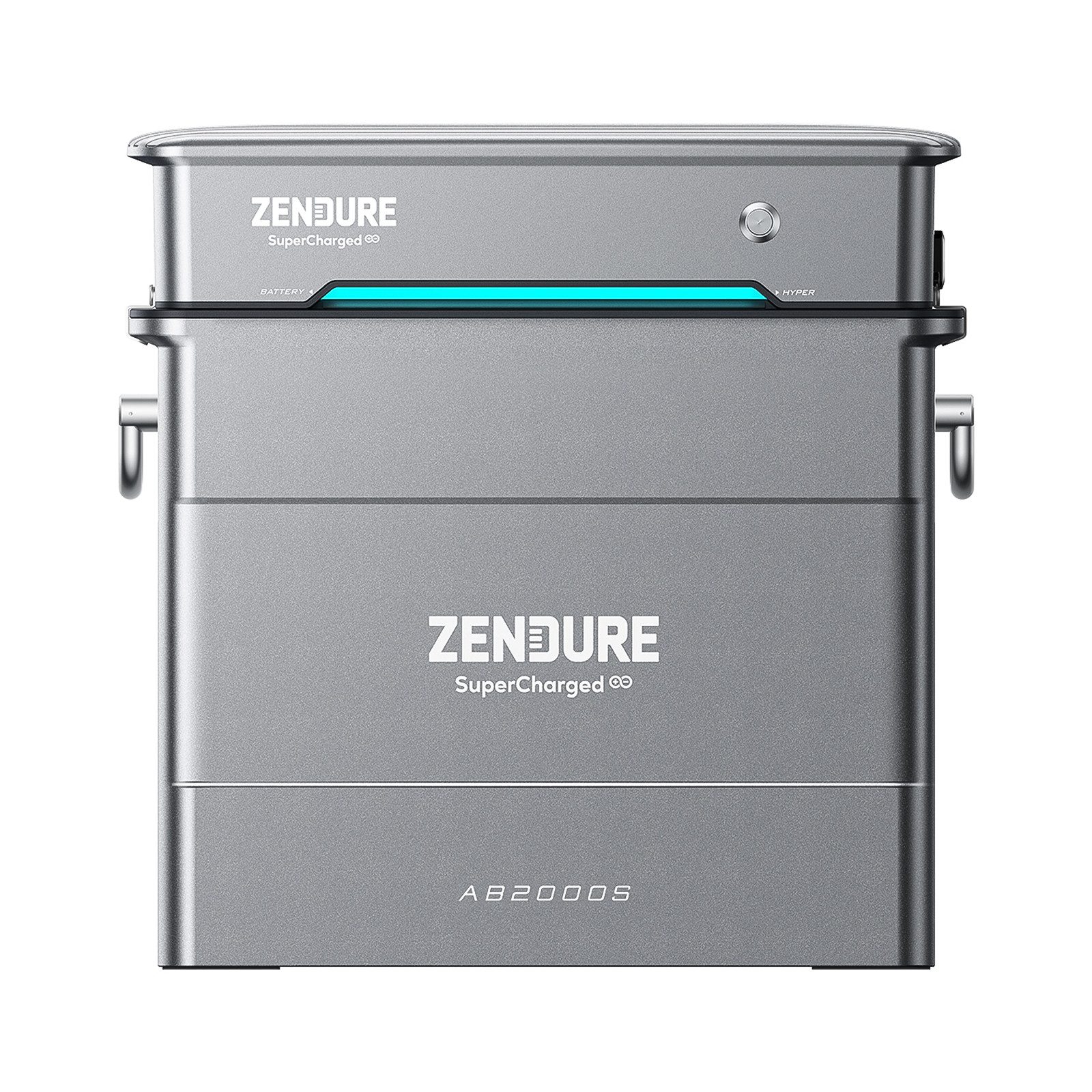 ZENDURE SuperCharged Balkonkraftwerk SolarFlow Balkonkraftwerk mit Speicher, Hyper 2000& AB2000S, Hyper 2000 mit 1800W Solar Eingang, Bidirektionales 1200W AC-Laden,1200W Ausgang, (OU, AB2000S 1920Wh LiFePO4 Akku)