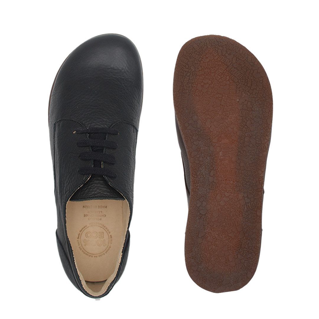 POLOLO Plus Barfußschuh "London" für Damen und Herren, Unisex Barfußschuh aus pflanzlich gegerbtem, IVN zertifiziertem Leder aus Deutschland