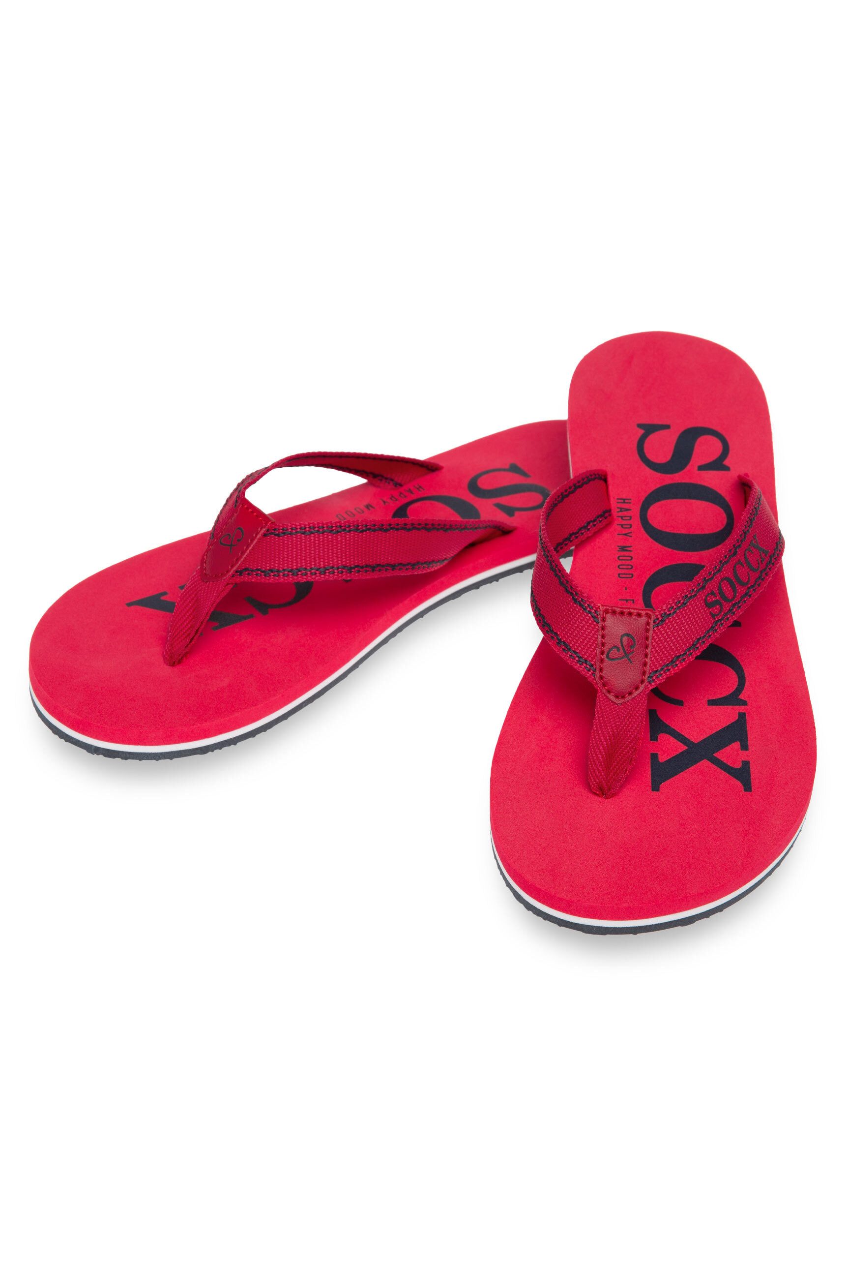 SOCCX Zehentrenner mit Logo-Applikation