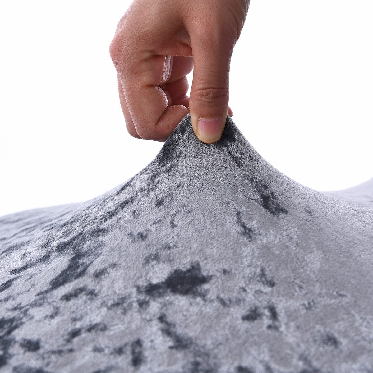 Jibenhome Stuhlbezug Stuhlhussen Samt, Einfarbig, Stretch,Schalenstuhl Abde günstig online kaufen