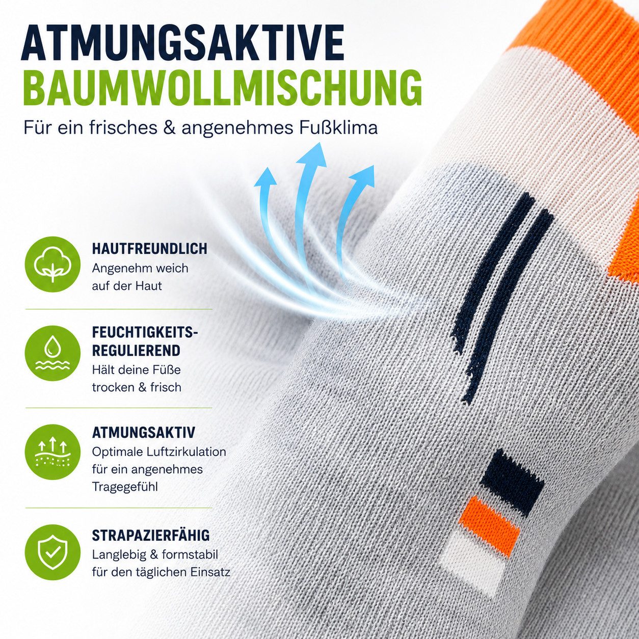 Chili Lifestyle Sneakersocken PREMIUM Sneaker Socken Damen & Herren aus Baumwolle, atmungsaktiv (Multipack, 12-Paar, 4 Farbdesigns - AirGrip Komfortbund ohne Gummidruck) Low Cut Sneaker Socken für Sport, Alltag & Freizeit