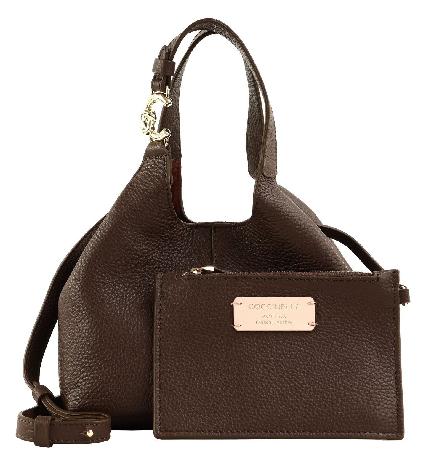 COCCINELLE Handtasche Crossbody Bag (Set, 2-tlg), aus echtem Rindsleder günstig online kaufen