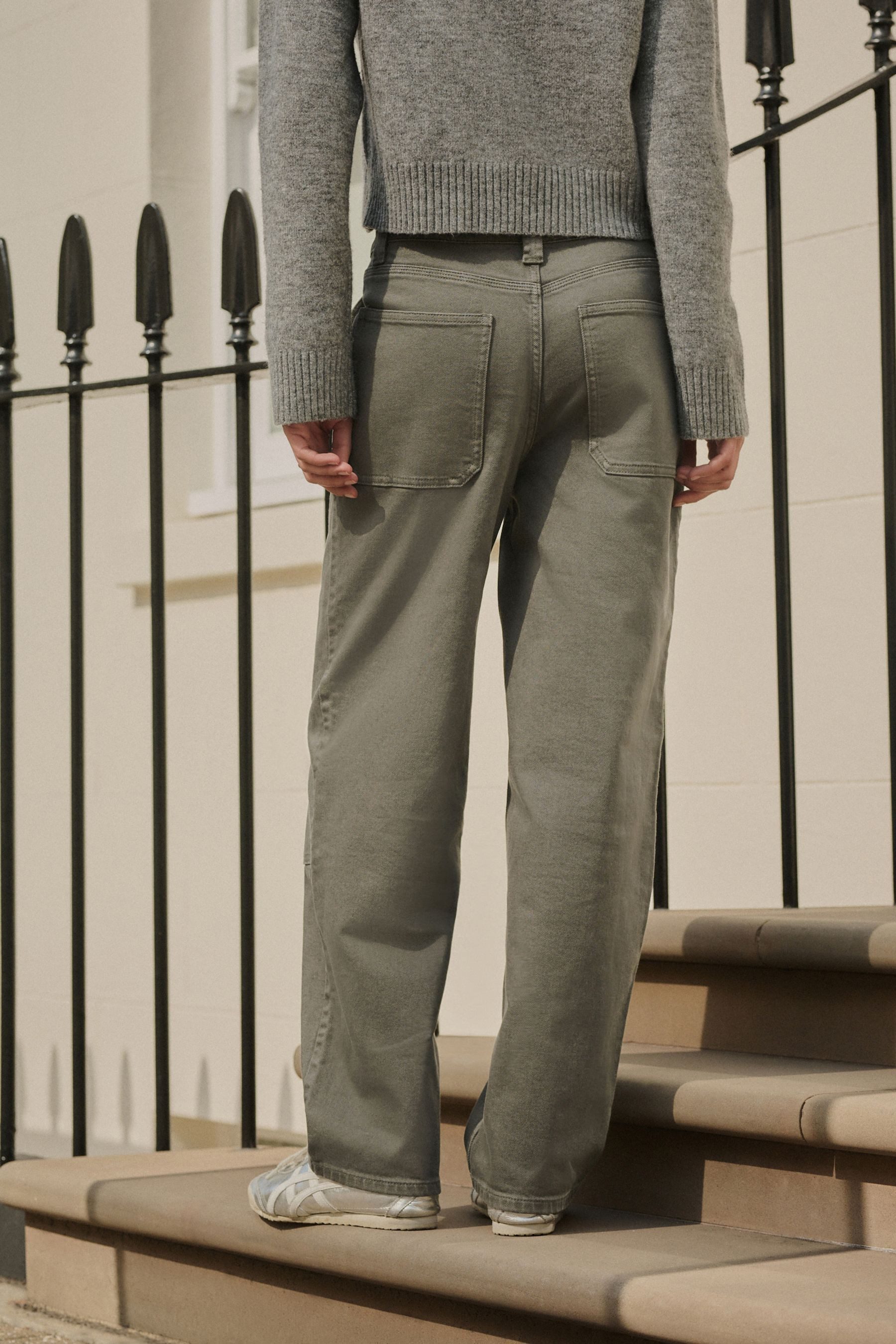 Next Gerade Jeans Zimmermannsjeans mit geradem Bein im Straight Fit (1-tlg)