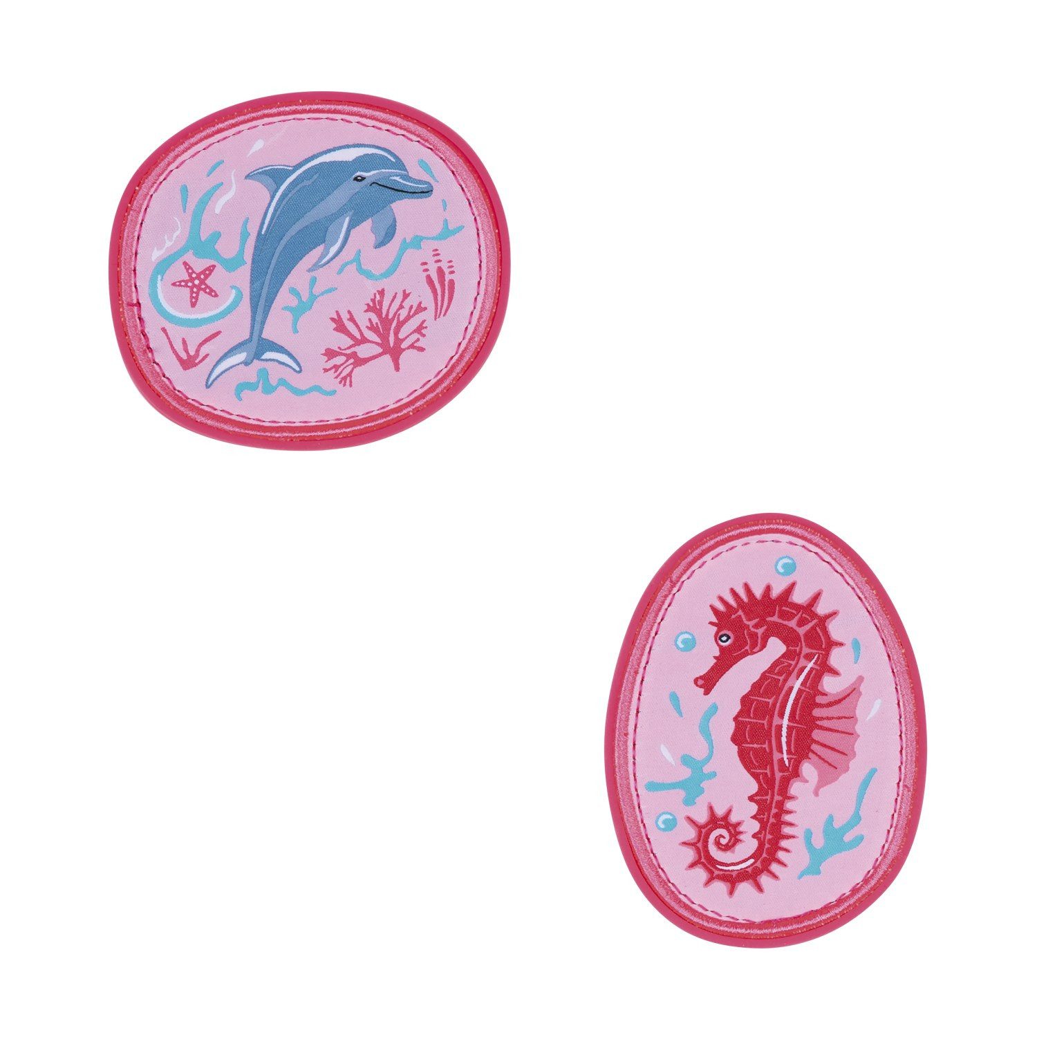 DerDieDas® Schulranzen DerDieDas Wechselbuttons, 2tlg. Coral Reef