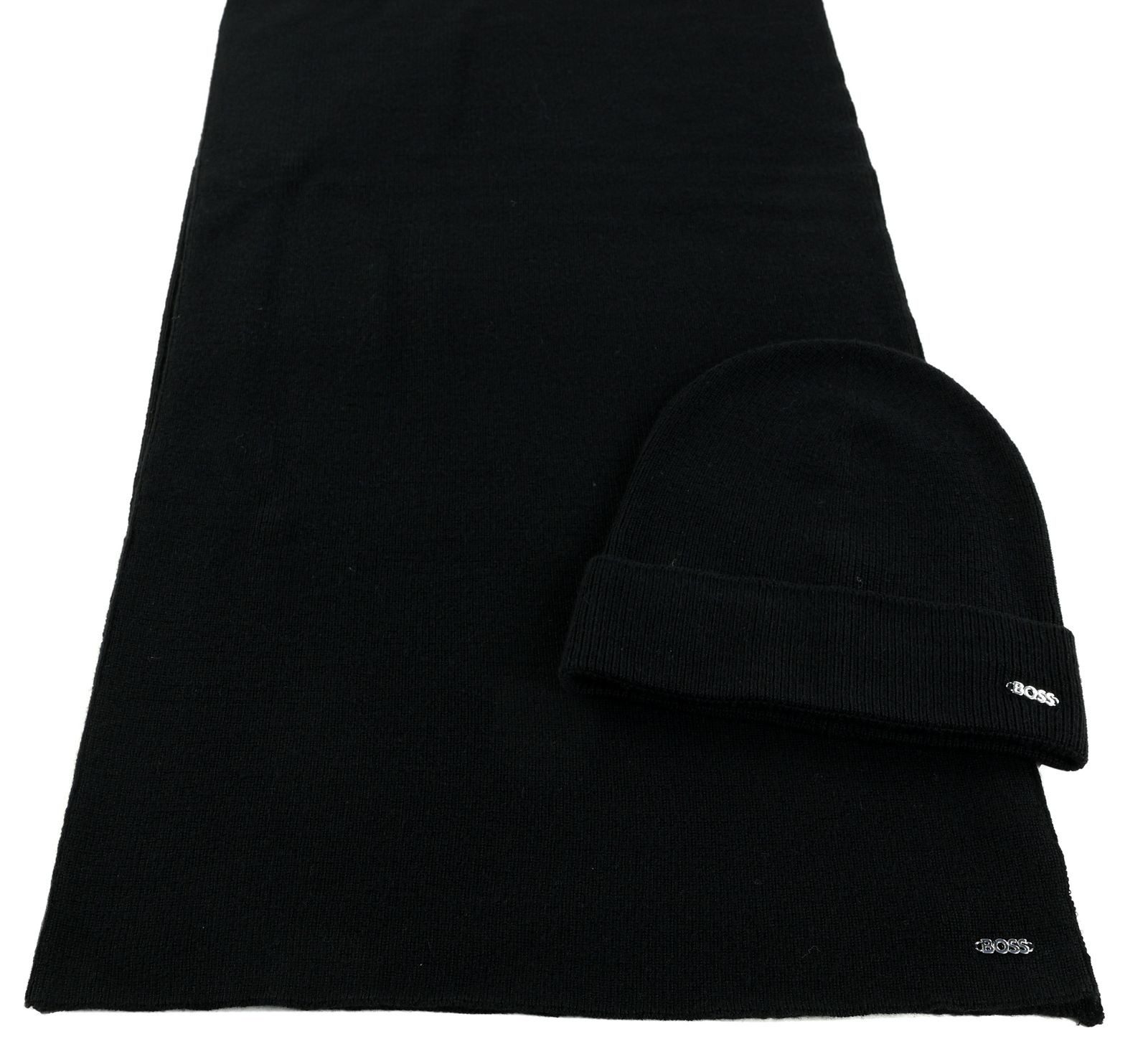 BOSS Strickmütze Liviliana Set (Set, 2-St)
