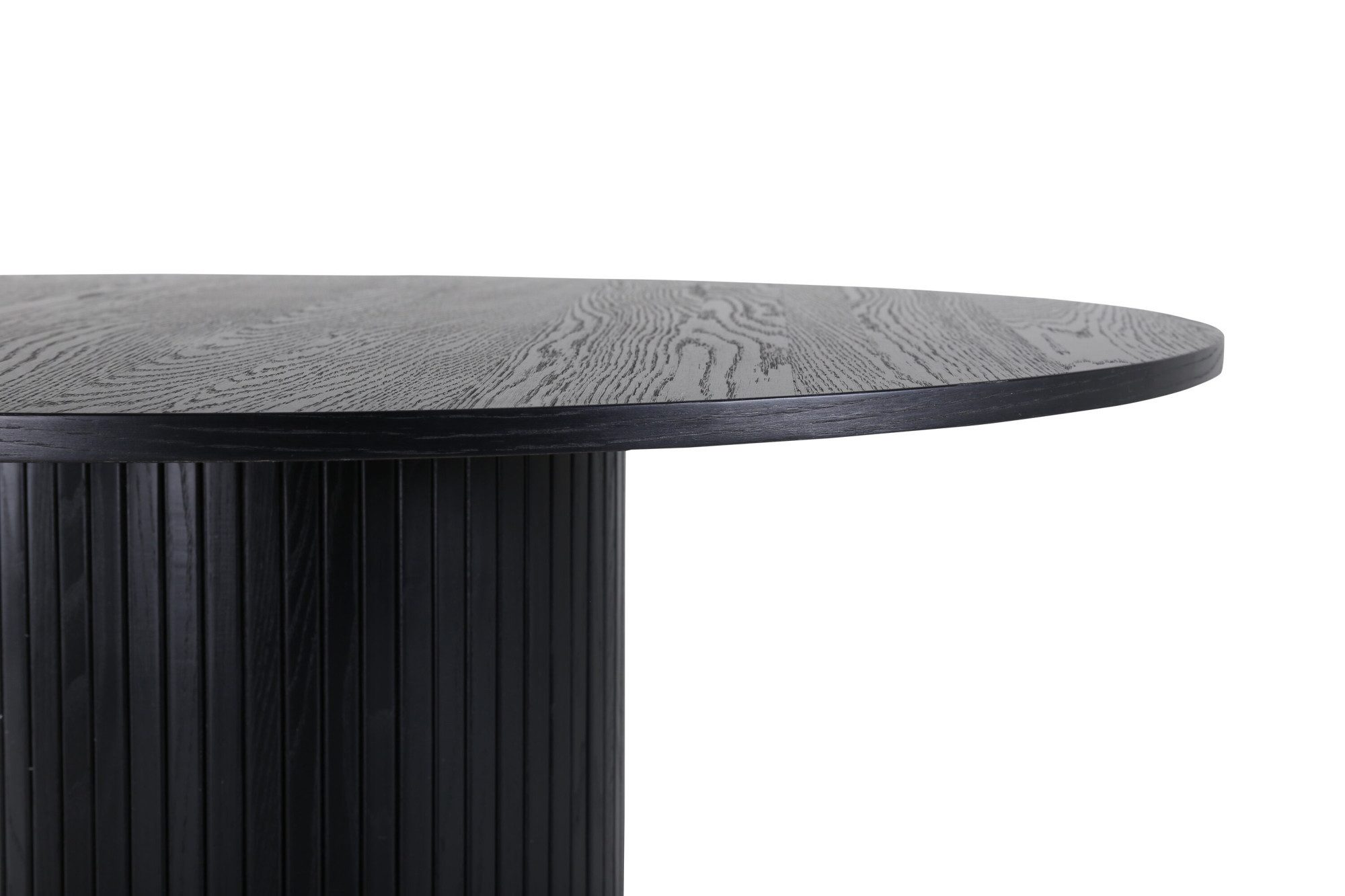 Venture Home Esstisch Bianca, runder Esstisch, Ø 110 cm, Esszimmertisch, MDF, Holzfurnier-Optik, rund, modern, urban