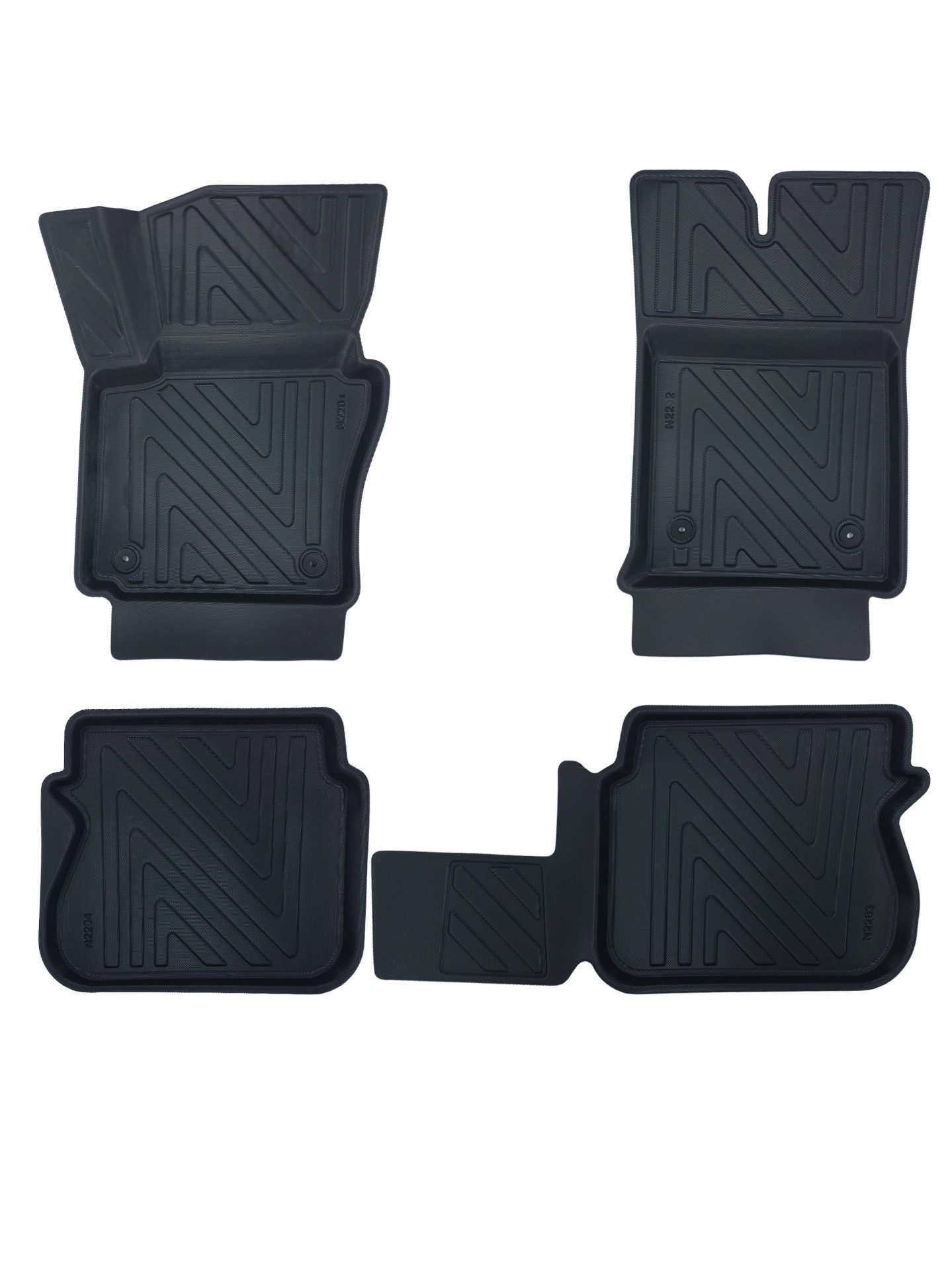 fussmattenprofi.com Auto-Fußmatte 3D Fussmatten passend für Volkswagen Caddy 2016-2020 (1 St), für Volkswagen Volkswagen Caddy