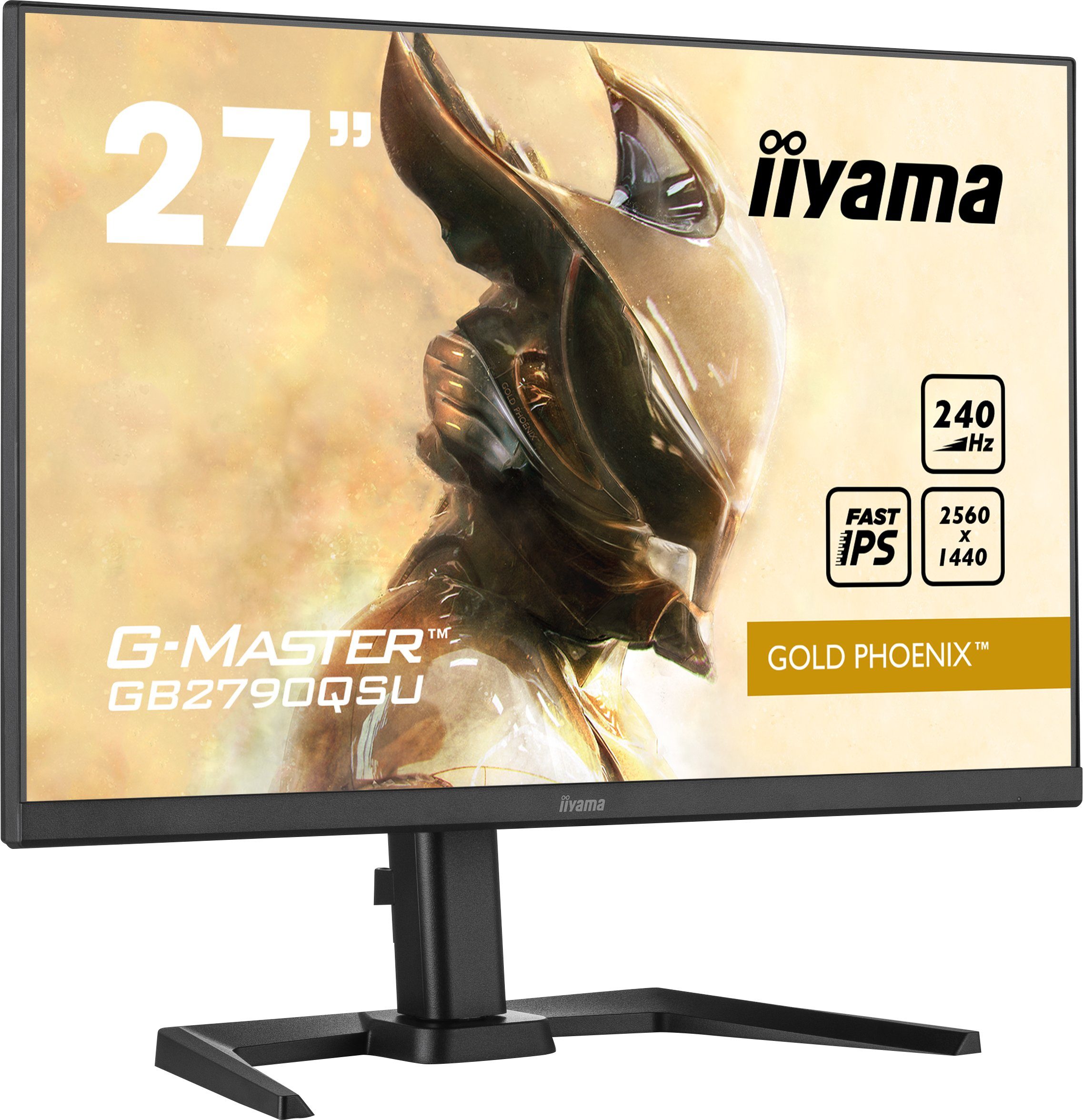 Iiyama GB2790QSU Gaming-Monitor (68,5 cm/27 ", 2560 x 1440 px, WQHD, 1 ms Reaktionszeit, 240 Hz, IPS-LED)