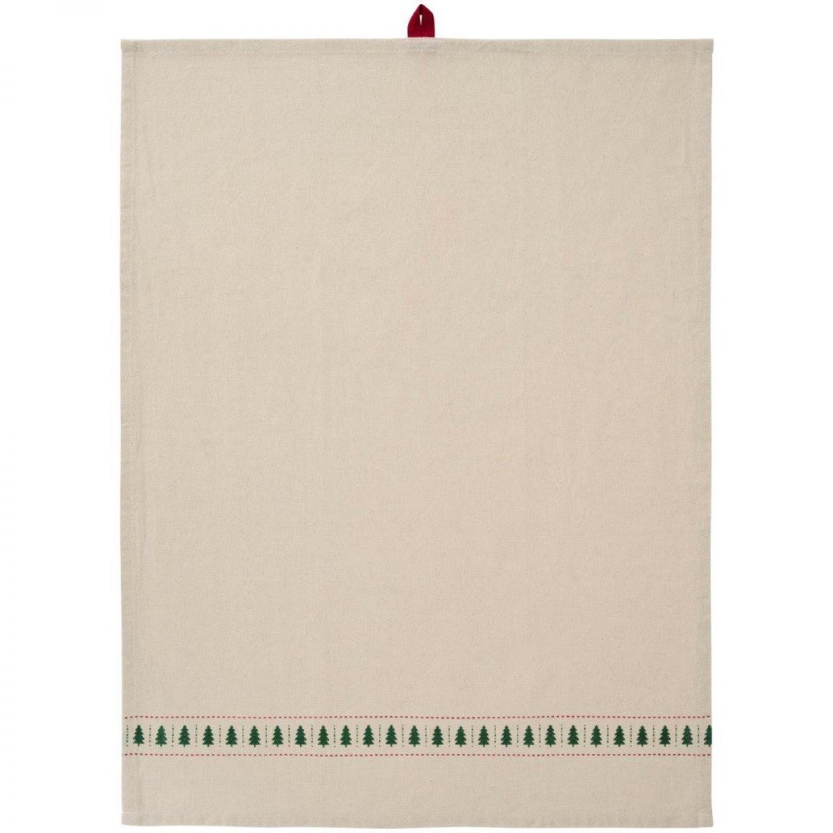 Ib Laursen Geschirrtuch Ib Laursen Geschirrtuch Grethe Tannenbäume Natur (50x70cm)