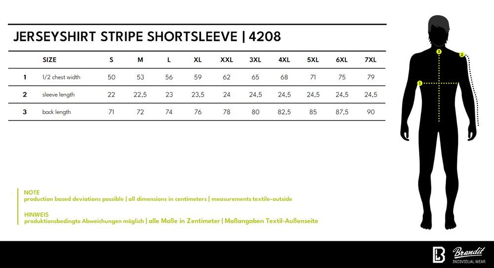 Brandit T-Shirt Jerseyshirt Stripe Tee günstig online kaufen