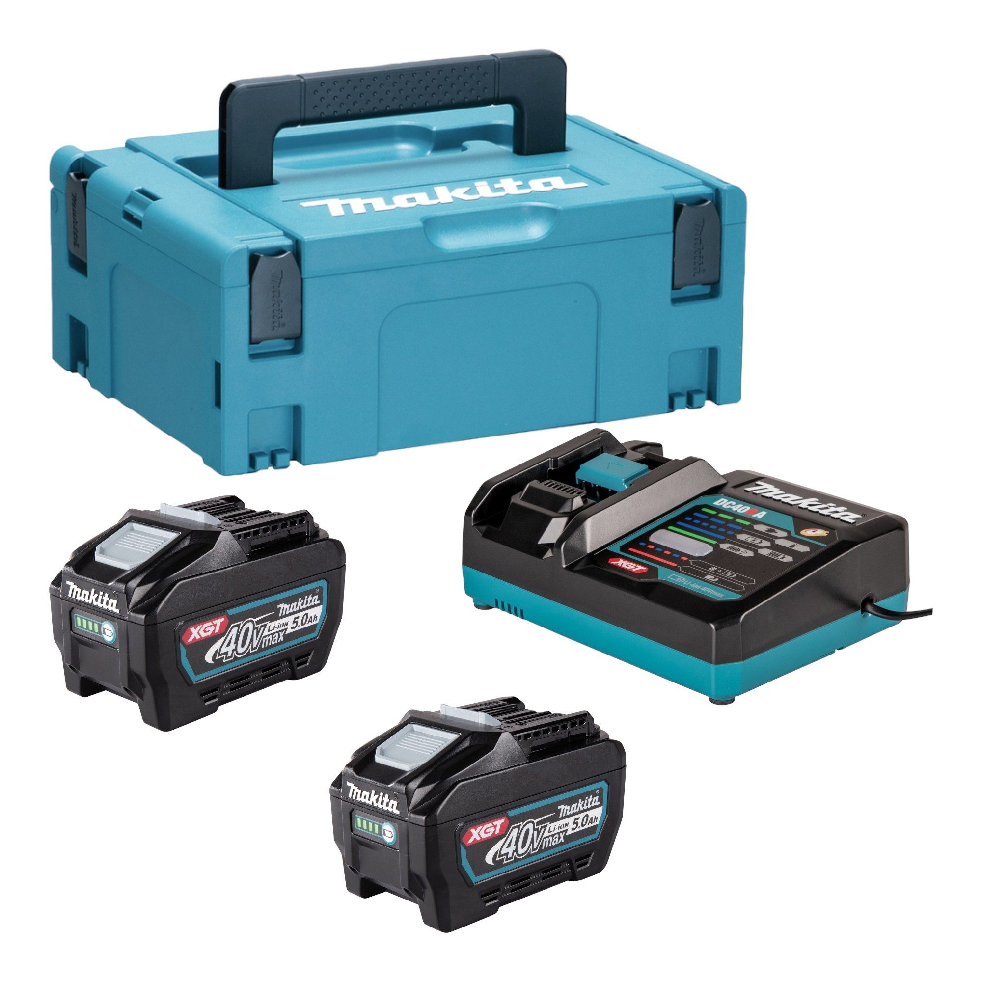 Makita Power Source Kit 2x BL 4050 F Akku 40 V max. 5,0 Ah XGT Akkupacks