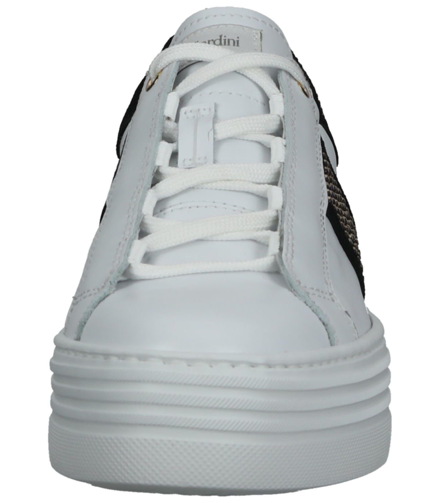 Sneaker Sneaker Nero Leder/Textil Bianco Giardini
