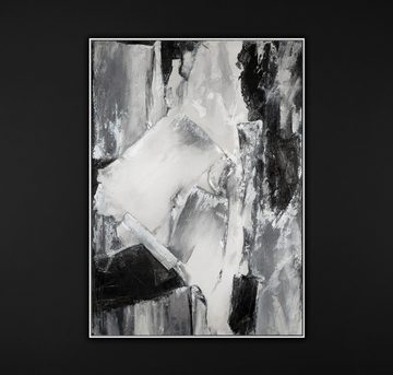 YS-Art Gemälde Kontrastreiche Reflexionen, Abstraktion