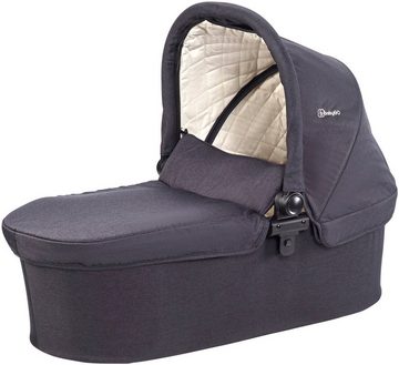 BabyGo Kombi-Kinderwagen Style - 3in1, schwarz, inkl. Babyschale mit Adaptern u. Wickeltasche