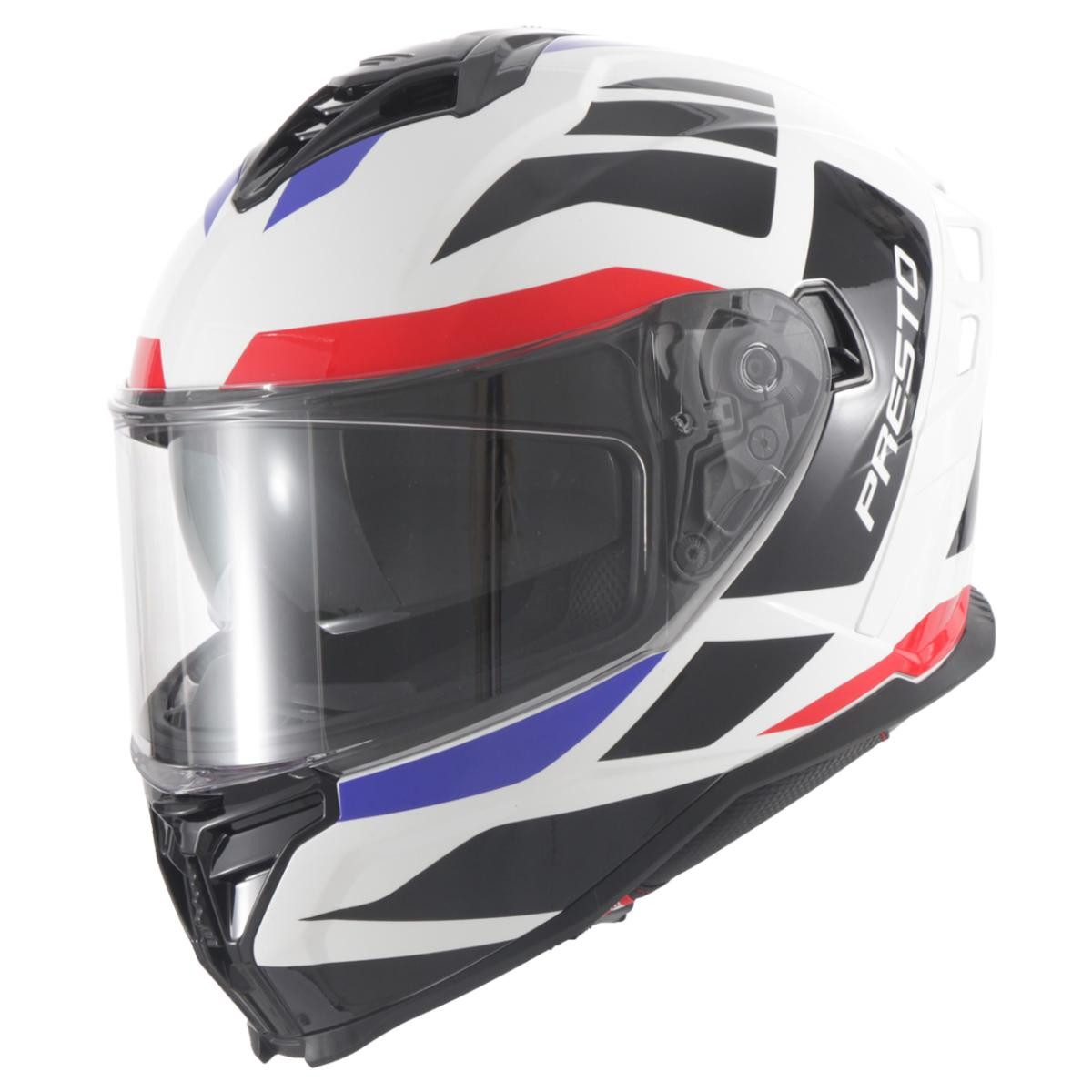 Motorradhelm VITO PRESTO Integralhelm mit integriertem Sonnenvisier und ECE R 22-06