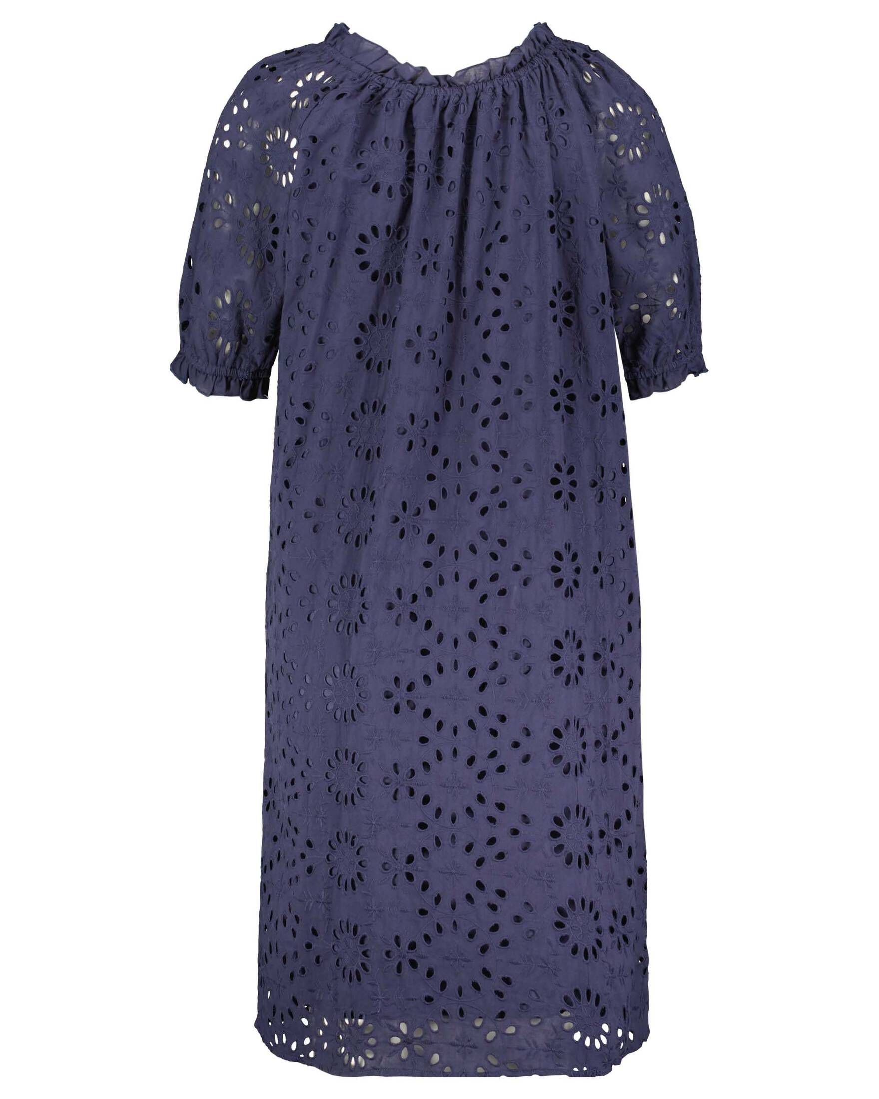 goes Kurzarm bleu Princess (50) (1-tlg) Jerseykleid Kleid Hollywood Damen