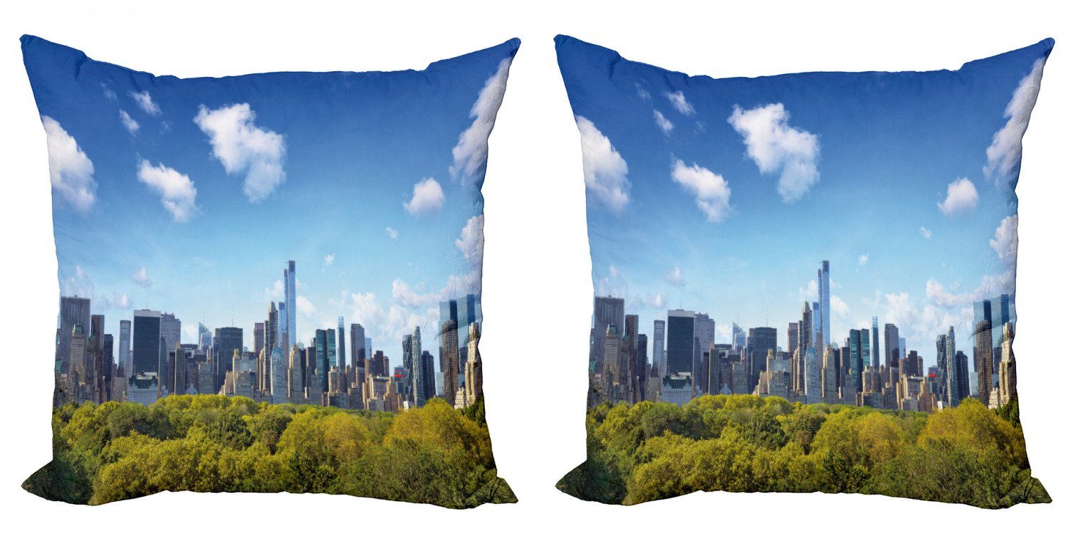 Kissenbezüge Modern Accent Doppelseitiger Stück), Park NYC Midtown Stadt Abakuhaus Central Digitaldruck, (2