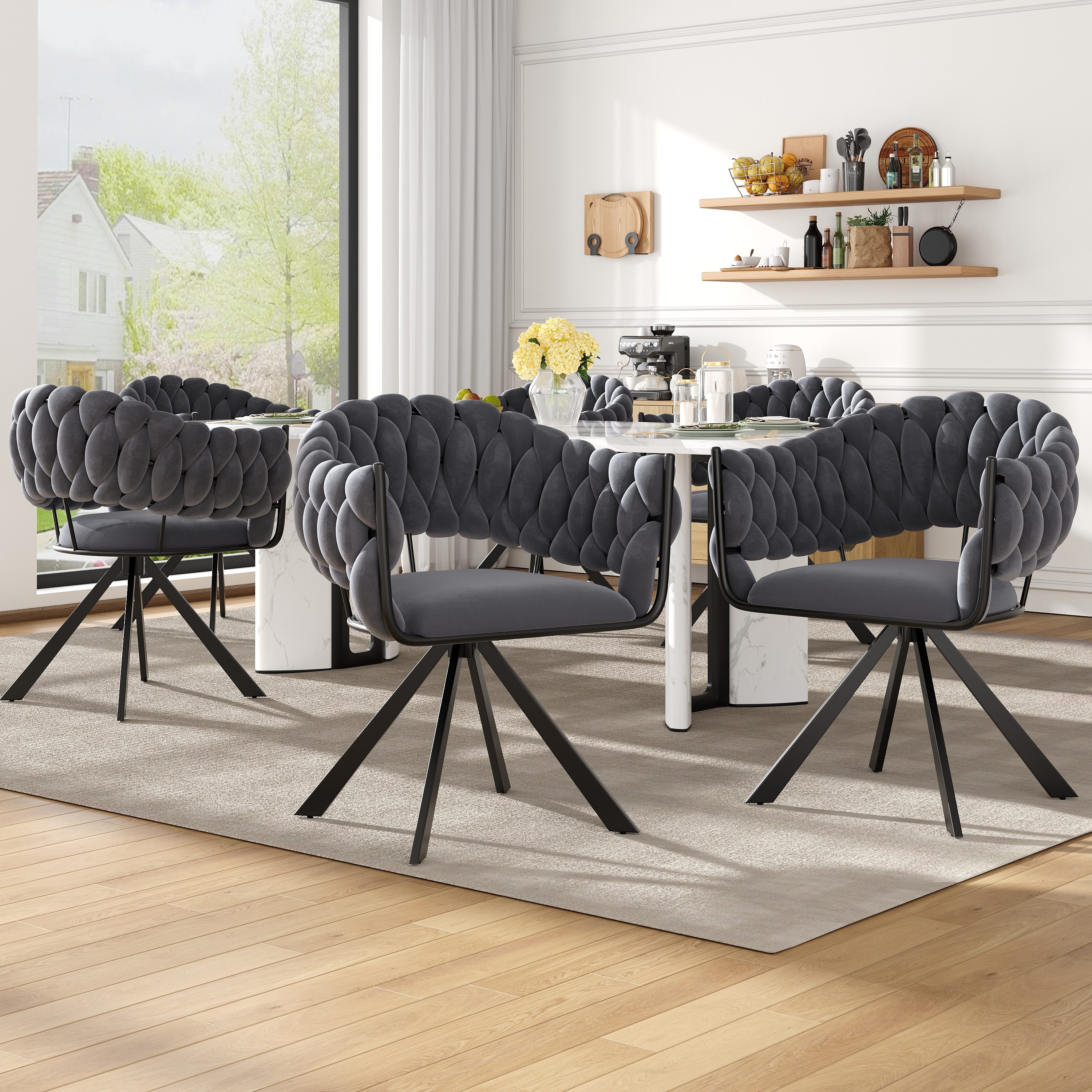 HAUSS SPOLE Esszimmerstuhl 6 St ergonomischer günstig online kaufen