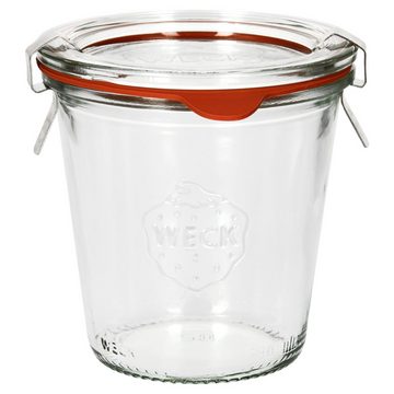 MamboCat Einmachglas 48er Set Weck Sturzgläser 290ml hoch,Glasdeckel,Einkochringe+Klammern, Glas